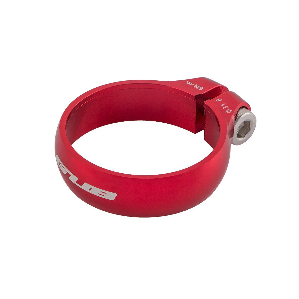 MidGard Sattelstütze GUB Fahrrad, e-Bike Sattelklemme-31,8mm, Aluminiumlegierung Rot (1 St)