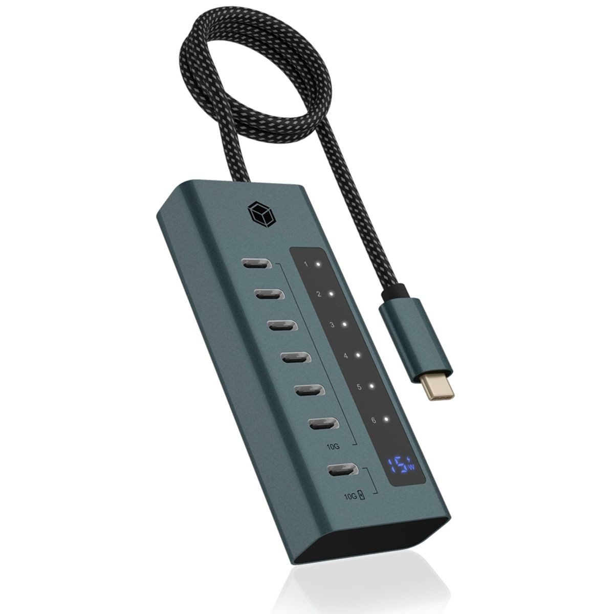 ICY BOX IB-HUB1457-C31 Netzwerk-Switch
