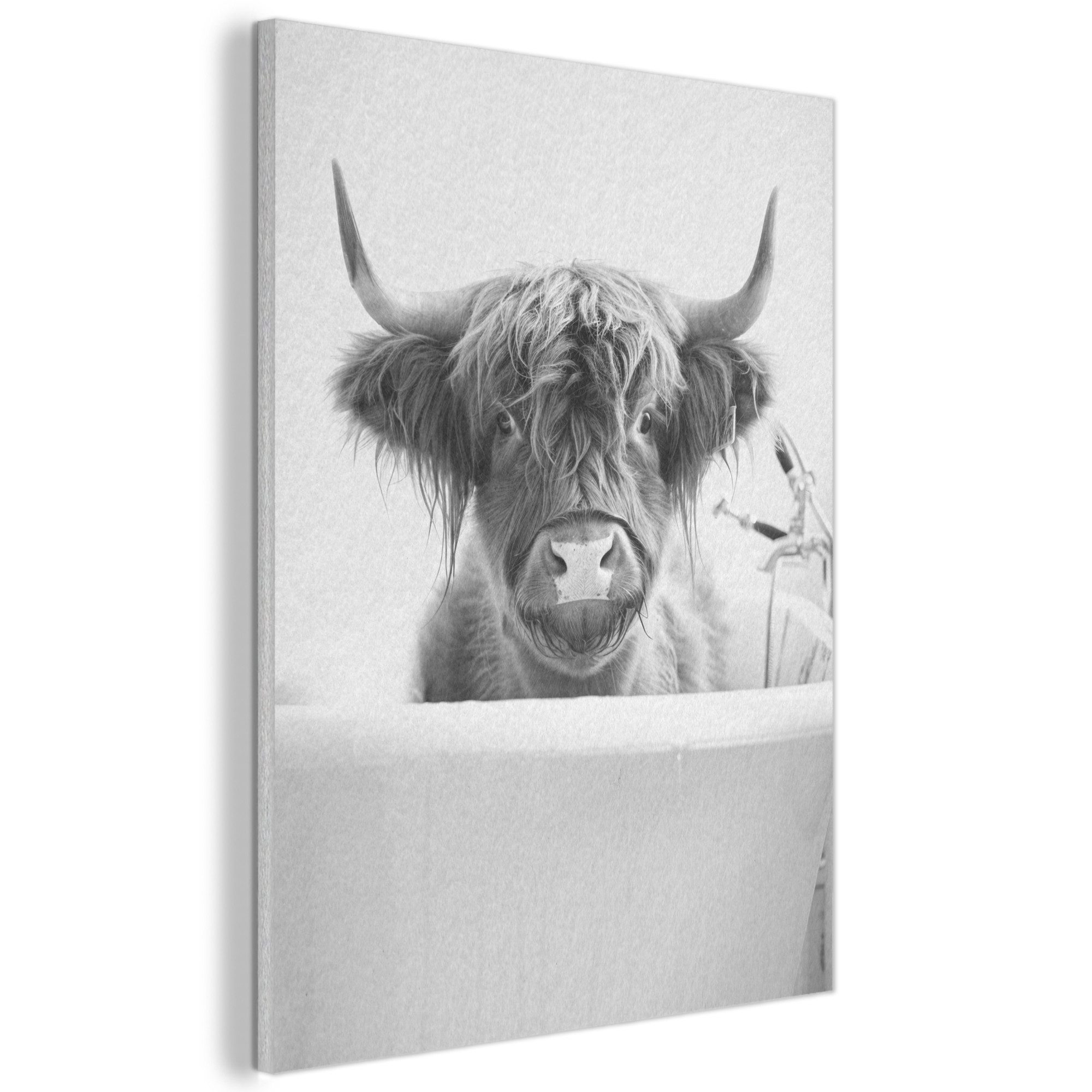 MuchoWow Gemälde Highlander - Kuh - günstig online kaufen