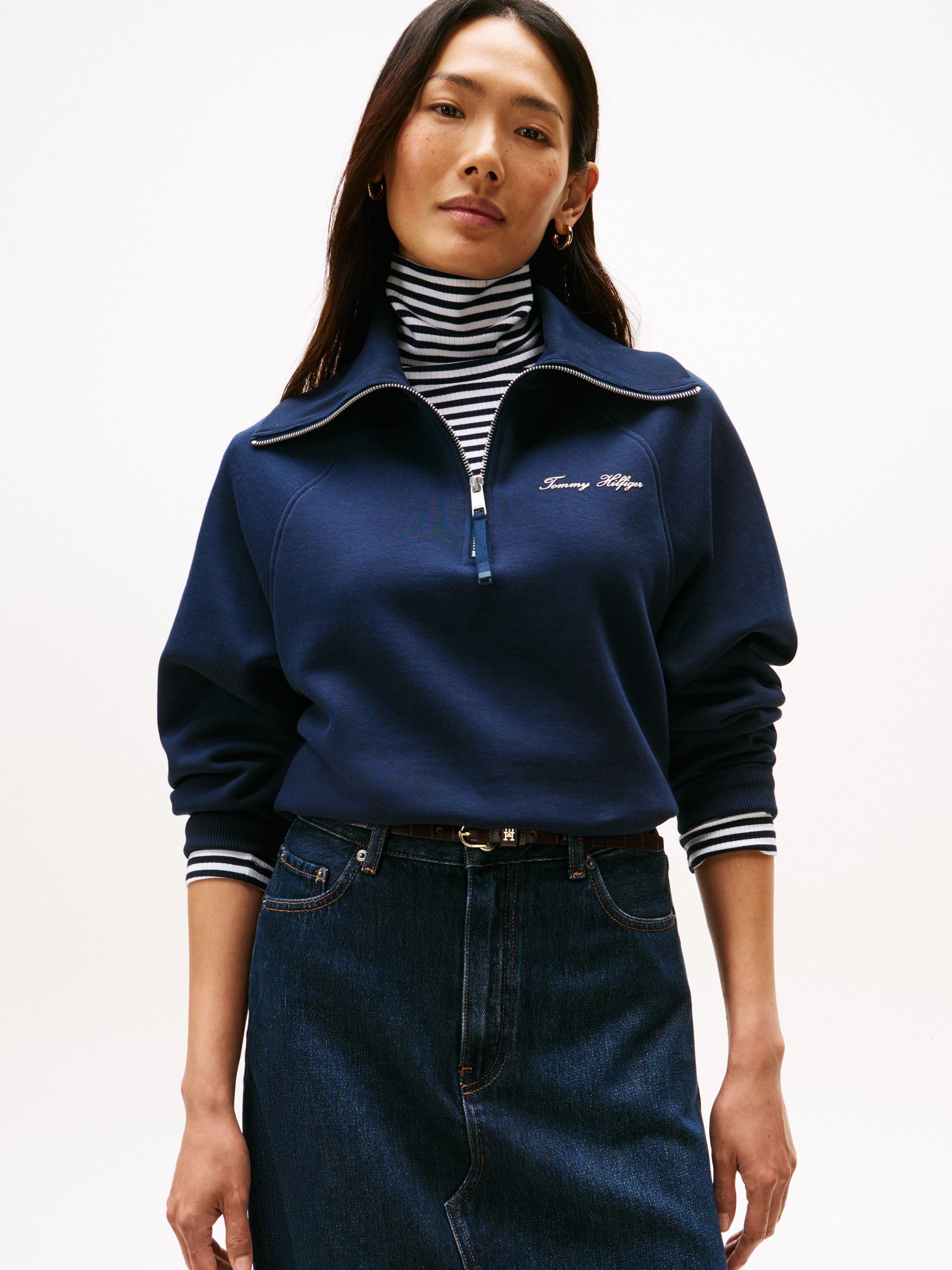 Tommy Hilfiger Sweatshirt CLASSIC SCRIPT FLEECE günstig online kaufen
