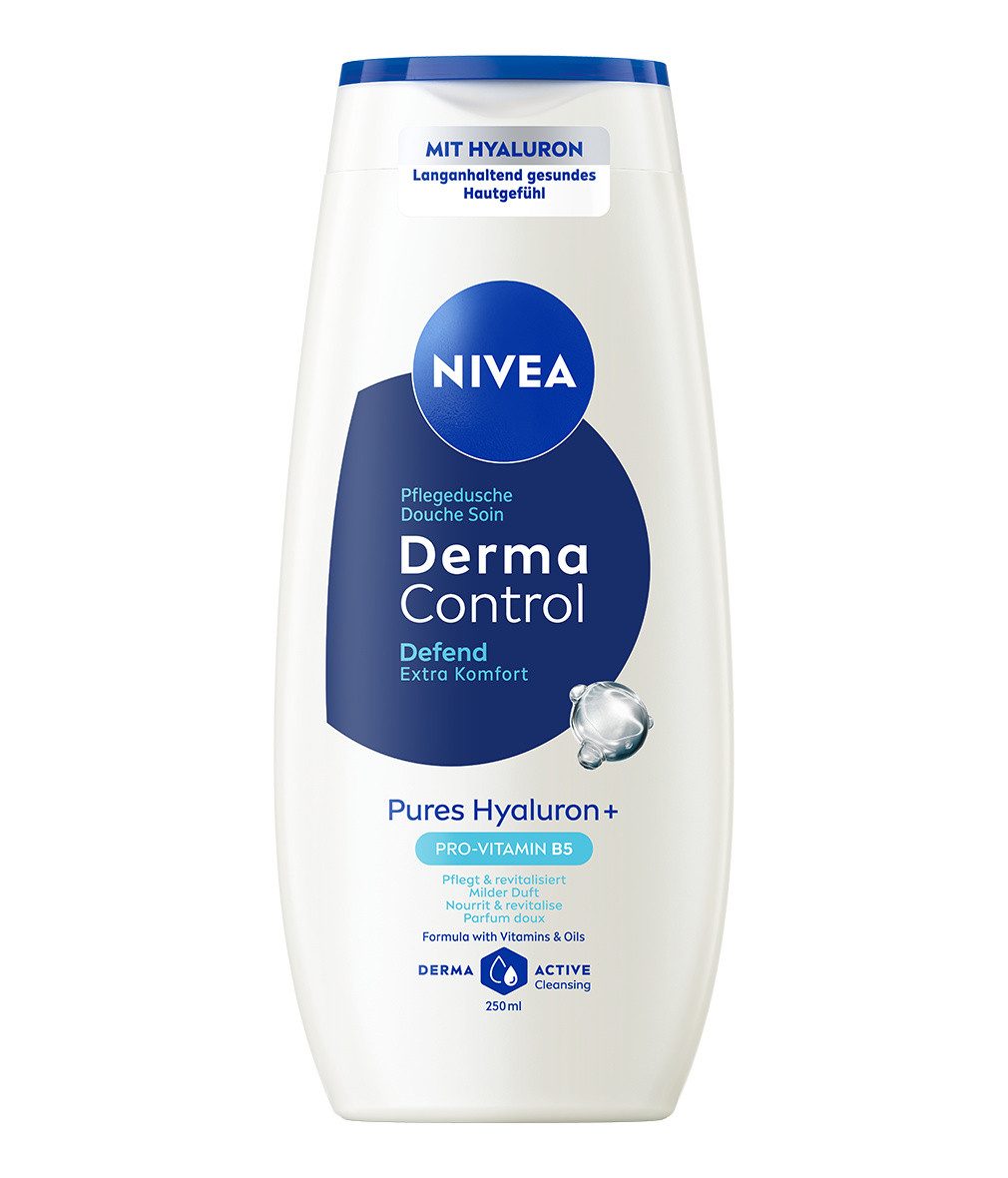 Nivea Duschpflege Pflegedusche Derma Control Defend 6 x 250ml, 6-tlg.