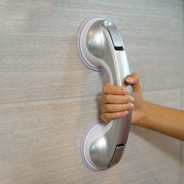 Starlyf Haltegriff Handy Grasp Pro, belastbar bis 70 kg, 30 cm Badewannengriff, ideal für die Dusche, ohne Schrauben
