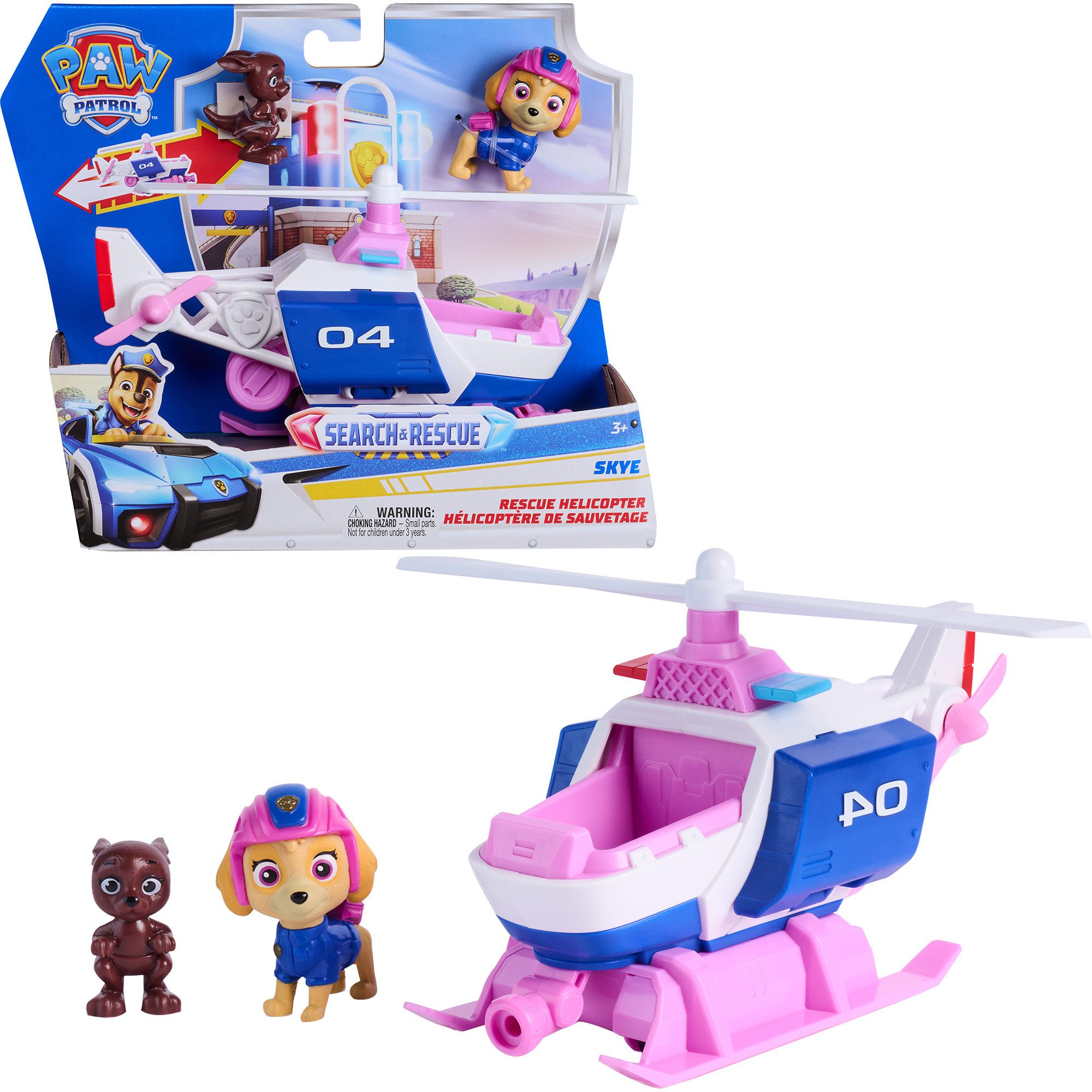 PAW PATROL Spielzeug-Hubschrauber Spin Master Paw Patrol - Search & Rescue: Skyes