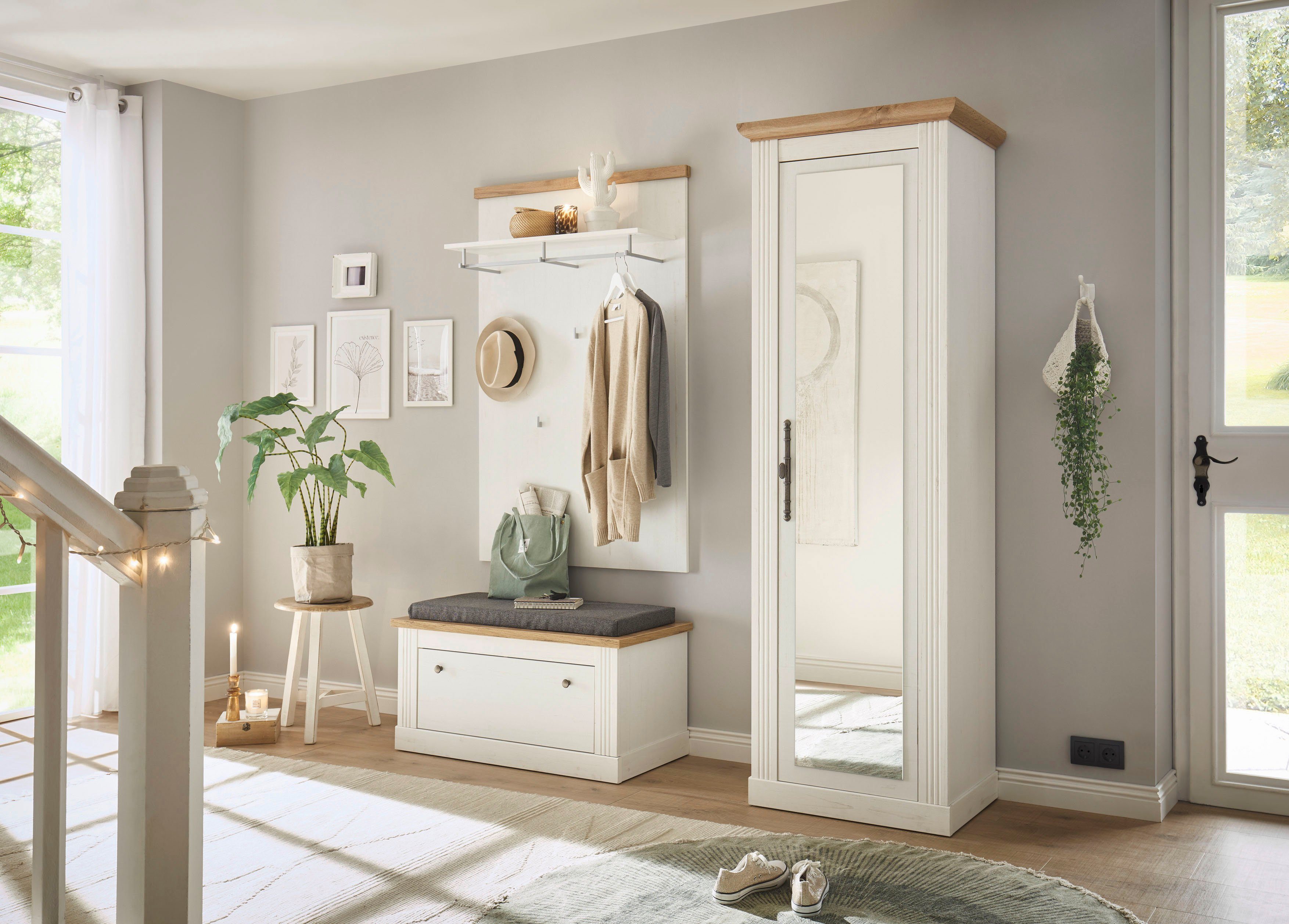 Home affaire Schuhschrank "WESTMINSTER TOPSELLER" Höhe ca. 203 cm, im roman günstig online kaufen