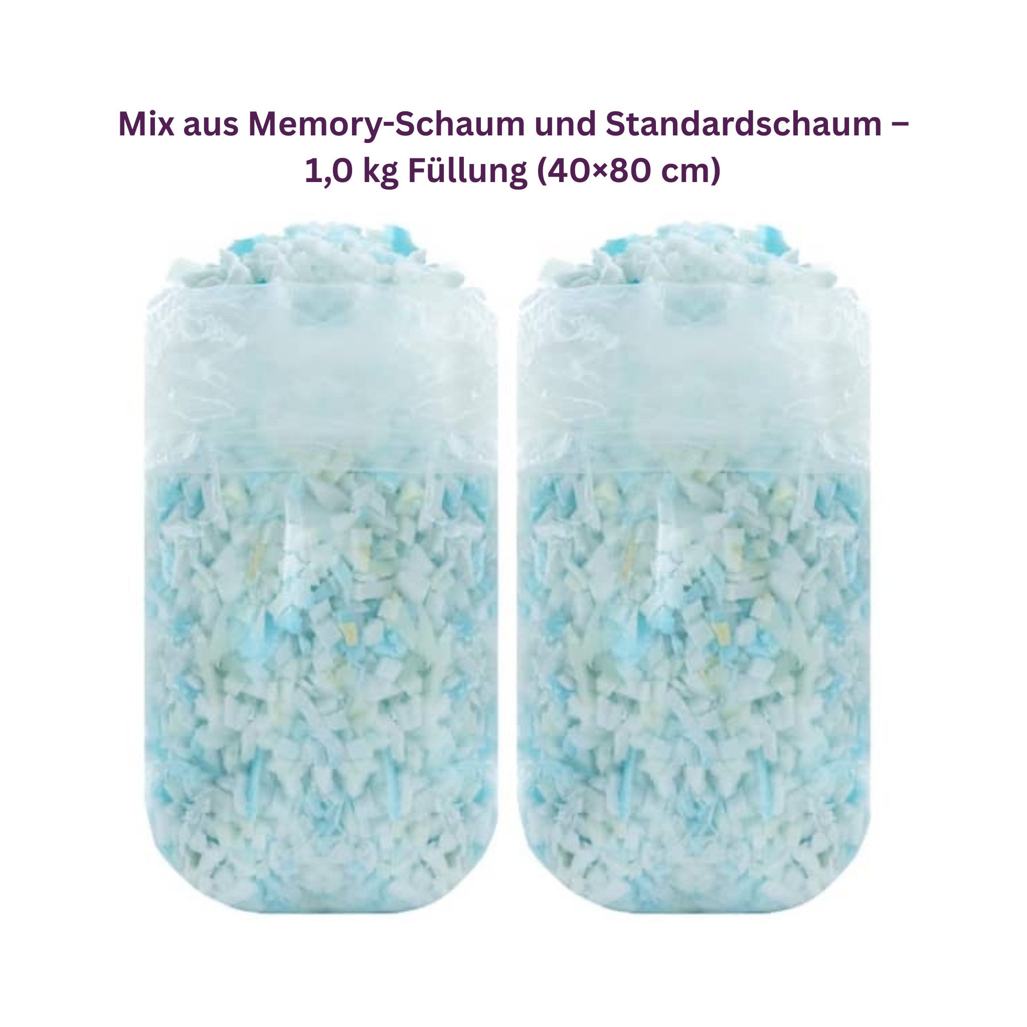 Heimtex Dekokissen Kissen mit zerkleinerter Schaumfüllung – Made in Germany