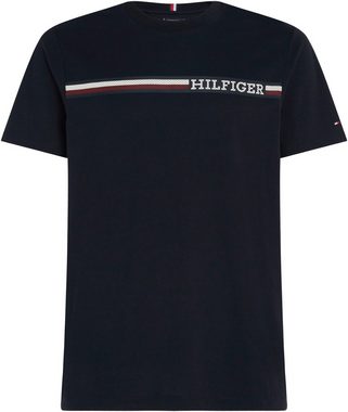 Tommy Hilfiger T-Shirt MONOTYPE CHEST STRIPE TEE mit Markenlogo