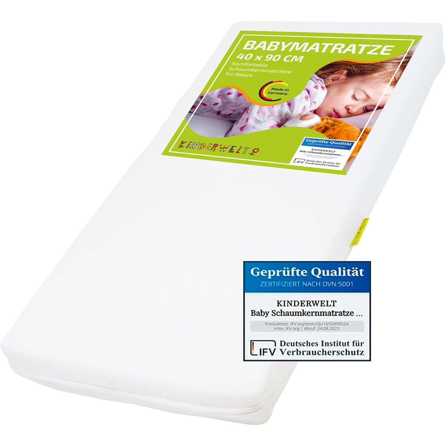 Babymatratze Baby Schaumstoff Matratze 40 x 90 Schaum, KiNDERWELT, 6 cm hoc günstig online kaufen