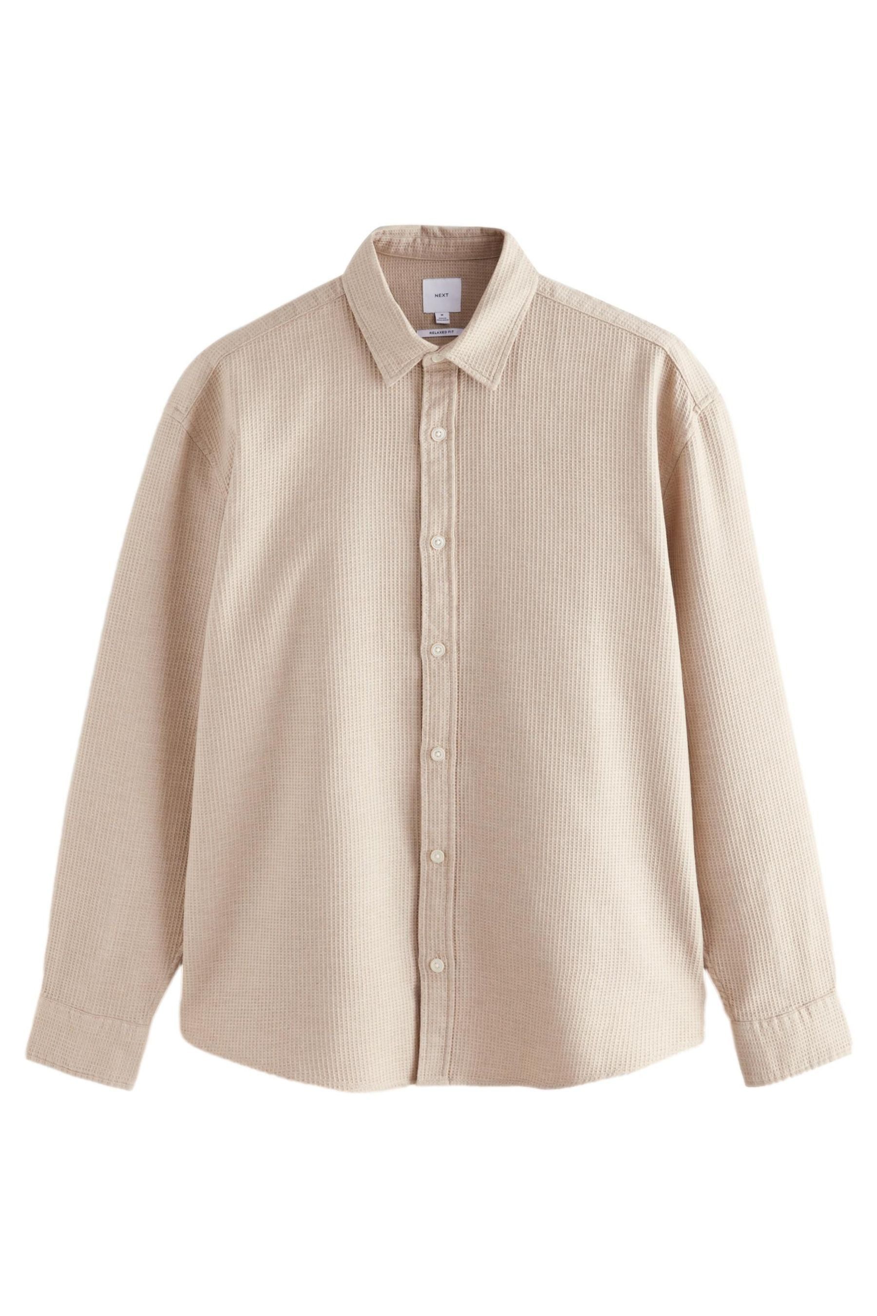 Next Langarmhemd Langarm-Hemdjacke mit Waffelstruktur, Baumwolle günstig online kaufen