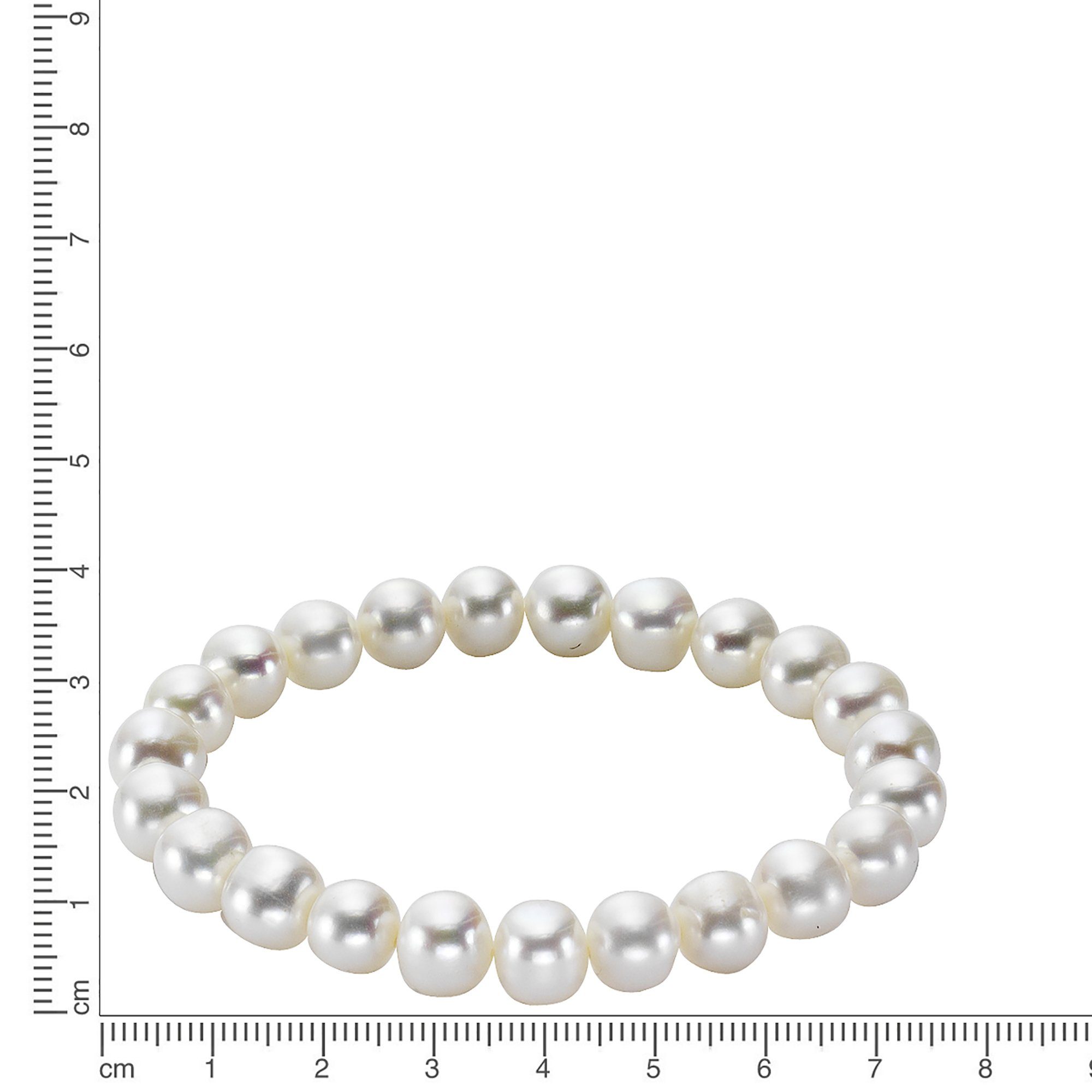 Zeeme Armband Süßwasserzuchtperlen weiß 8-8,5mm günstig online kaufen
