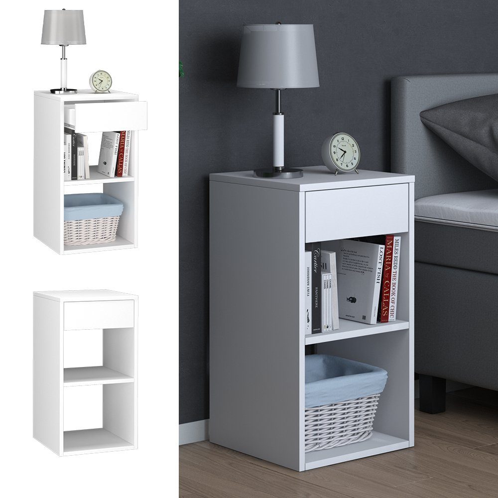 Vicco Nachtschrank Dany, Weiß, 35 x günstig online kaufen