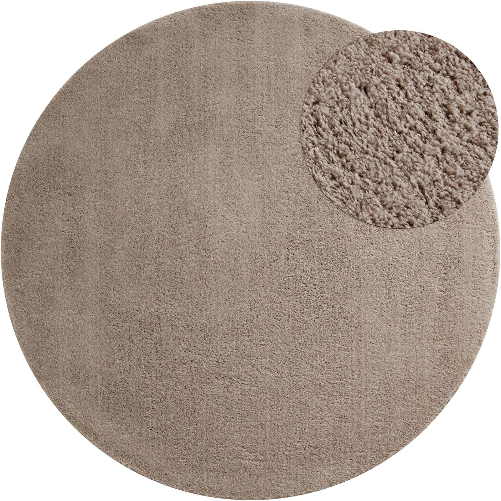 TaraCarpet Teppich Supersoft Kurzflorteppich Fiona Uni, günstig online kaufen
