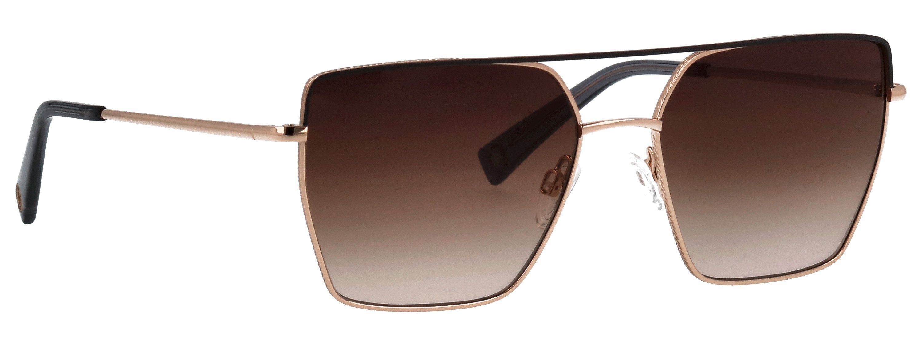 BRENDEL eyewear Sonnenbrille Modell 905064 Form Pilot, Logoschriftzug auf Bügel, Metallfassung