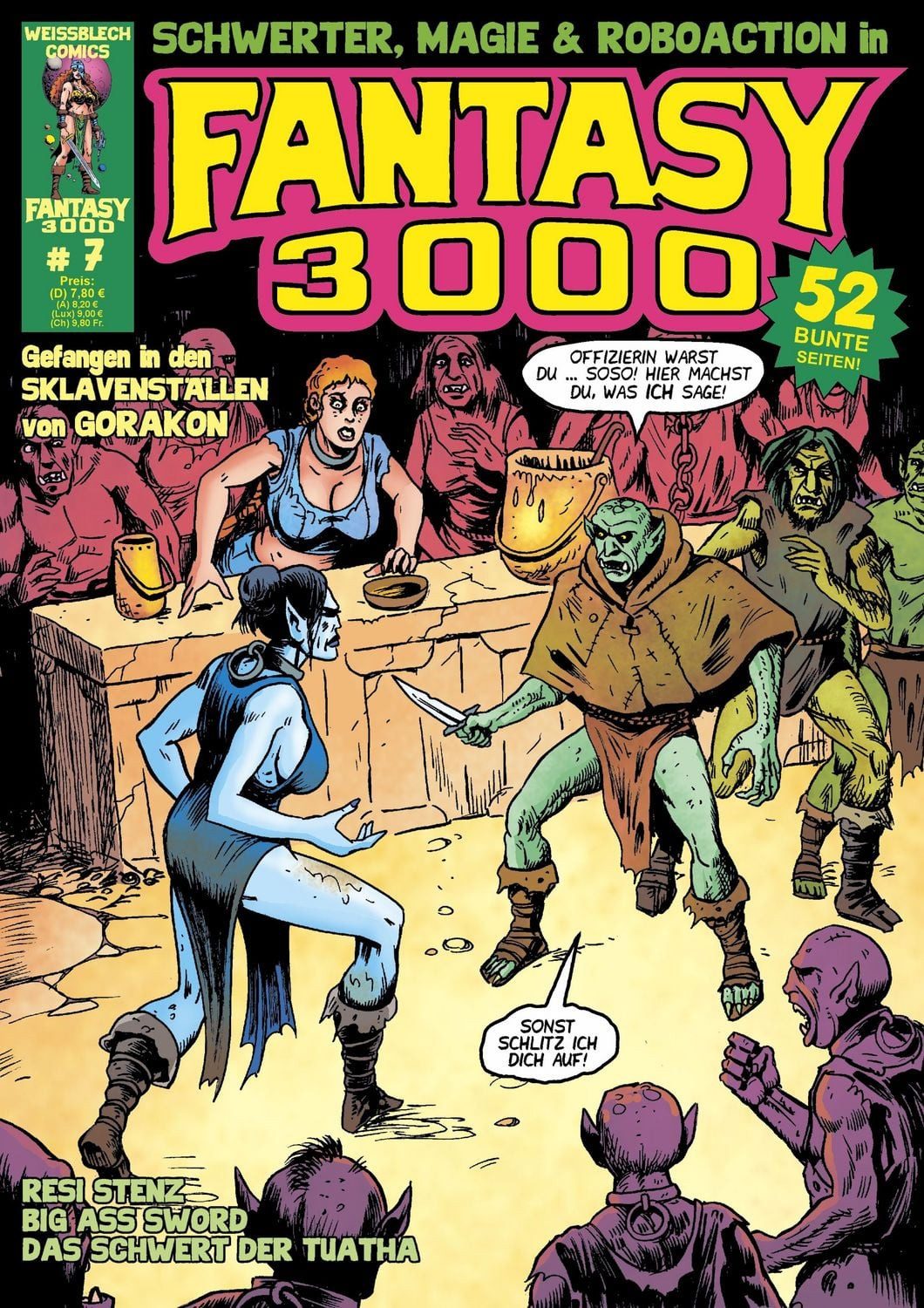 Fantasy 3000 7 Gefangen in den Sklavenställen / Levin Kurio, Andreas Butzbach, Michael Musal, Eckart Breitschuh, Gefangen in den Sklavenställen