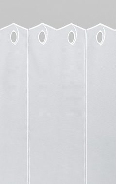 Scheibengardine Melissa, Plauener Spitze®, (1 St), transparent, HxB 90x48.6cm