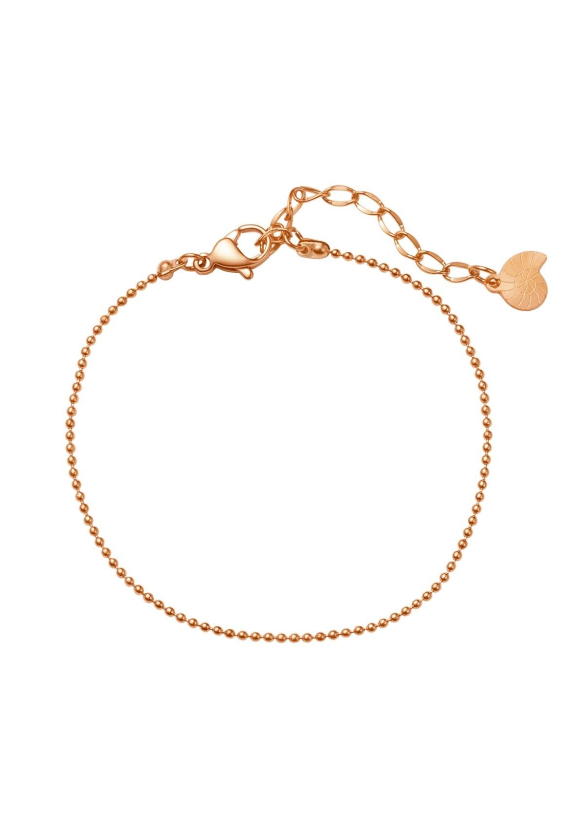 Hey Happiness Edelstahlarmband Kugel dünn, Erbskettchen günstig online kaufen