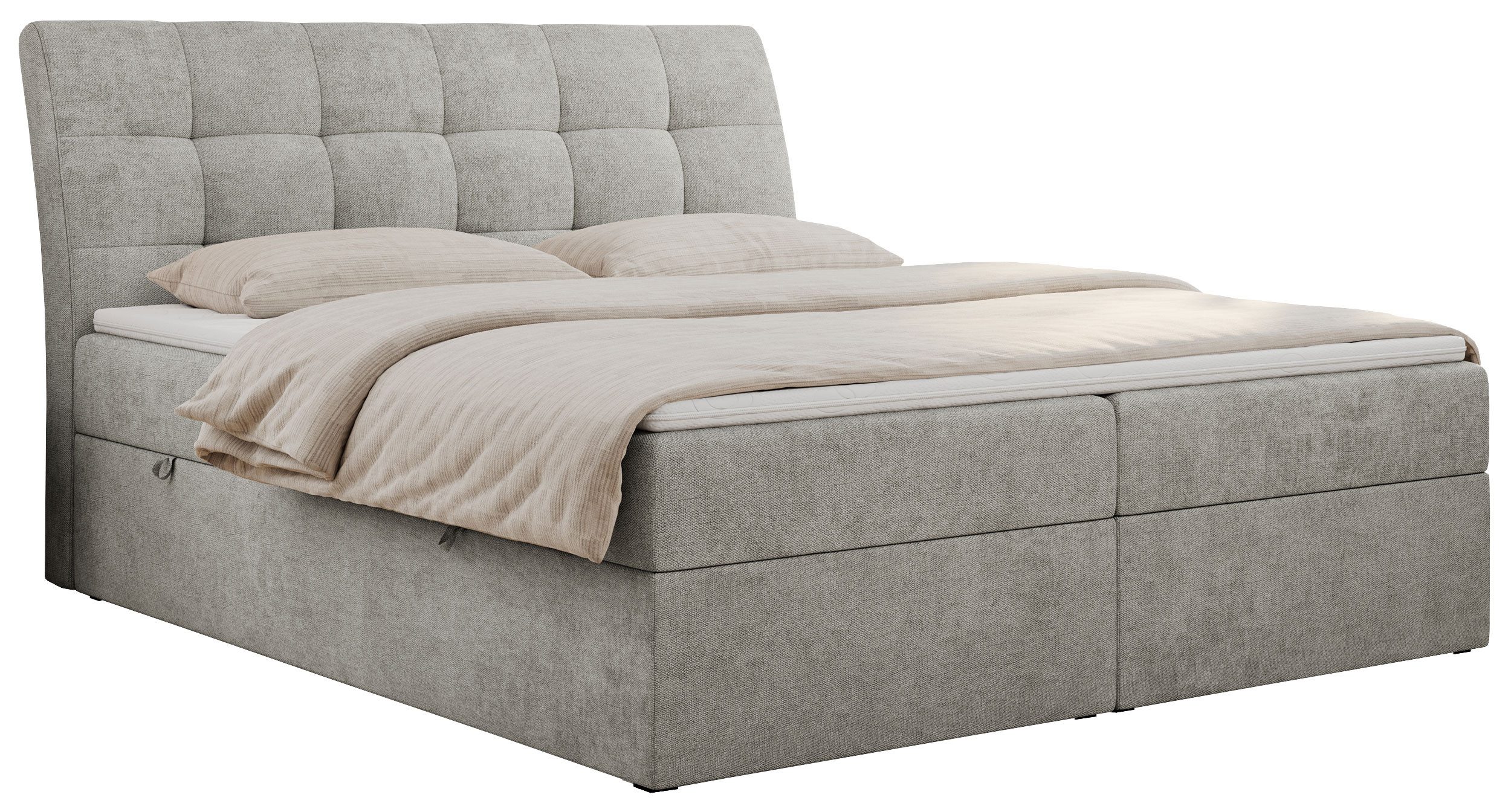 MKS MÖBEL Boxspringbett DIEGOS (Set, Topper günstig online kaufen