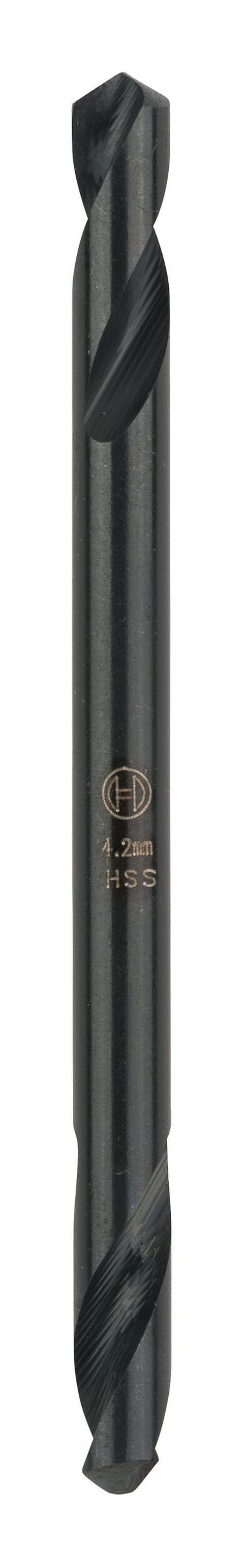 BOSCH Metallbohrer, 14 HSS-G - 4,2 Doppelendbohrer x Stück), x (10 - 55 10er-Pack mm