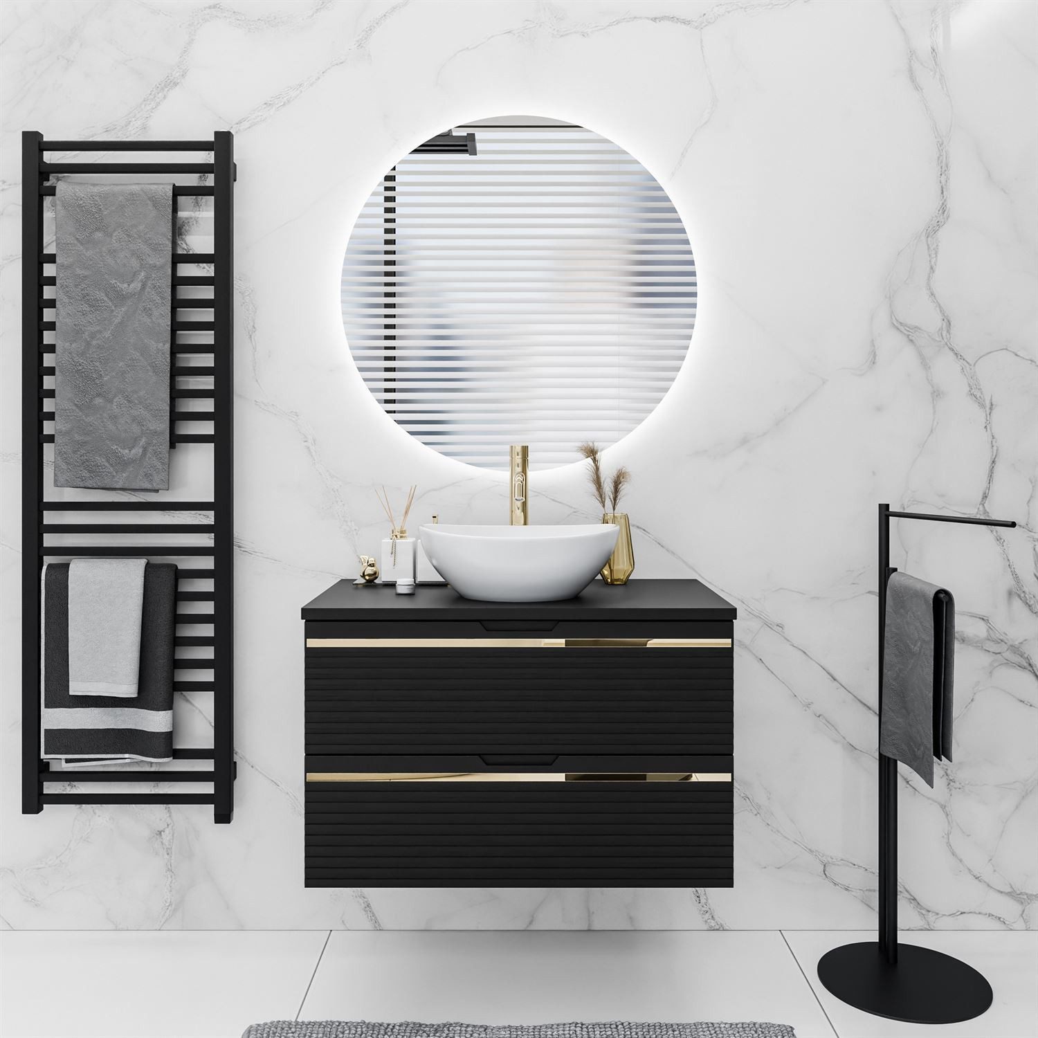 Lookway Badmöbel-Set ARTEMIS II 80 cm günstig online kaufen