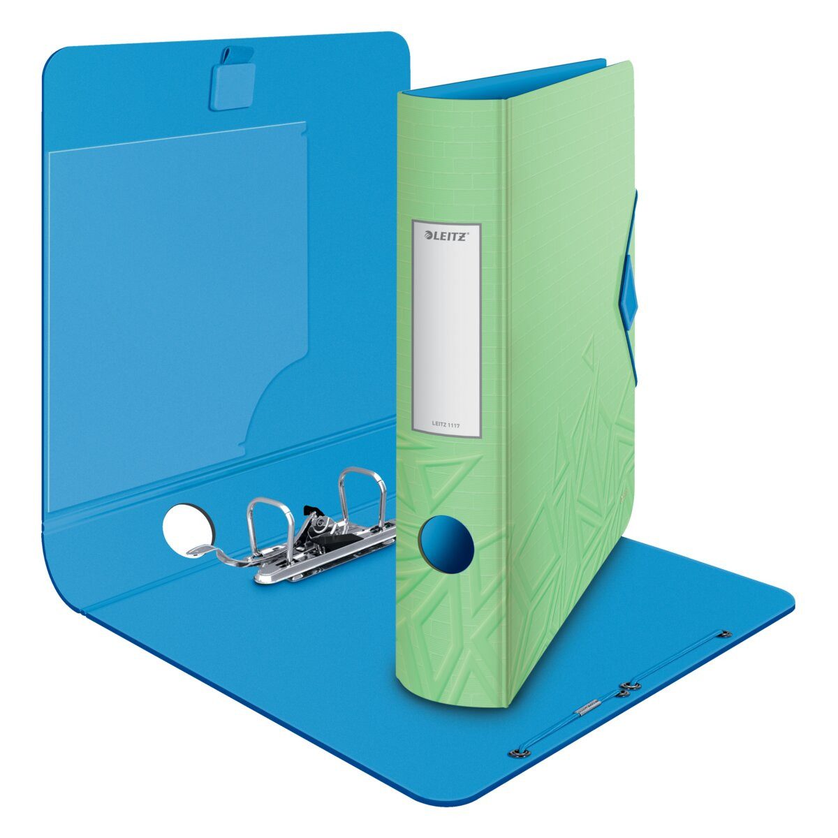 LEITZ Aktenordner Ordner Active Urban Chic PP A4 65mm grün Packung mit 5 Stück