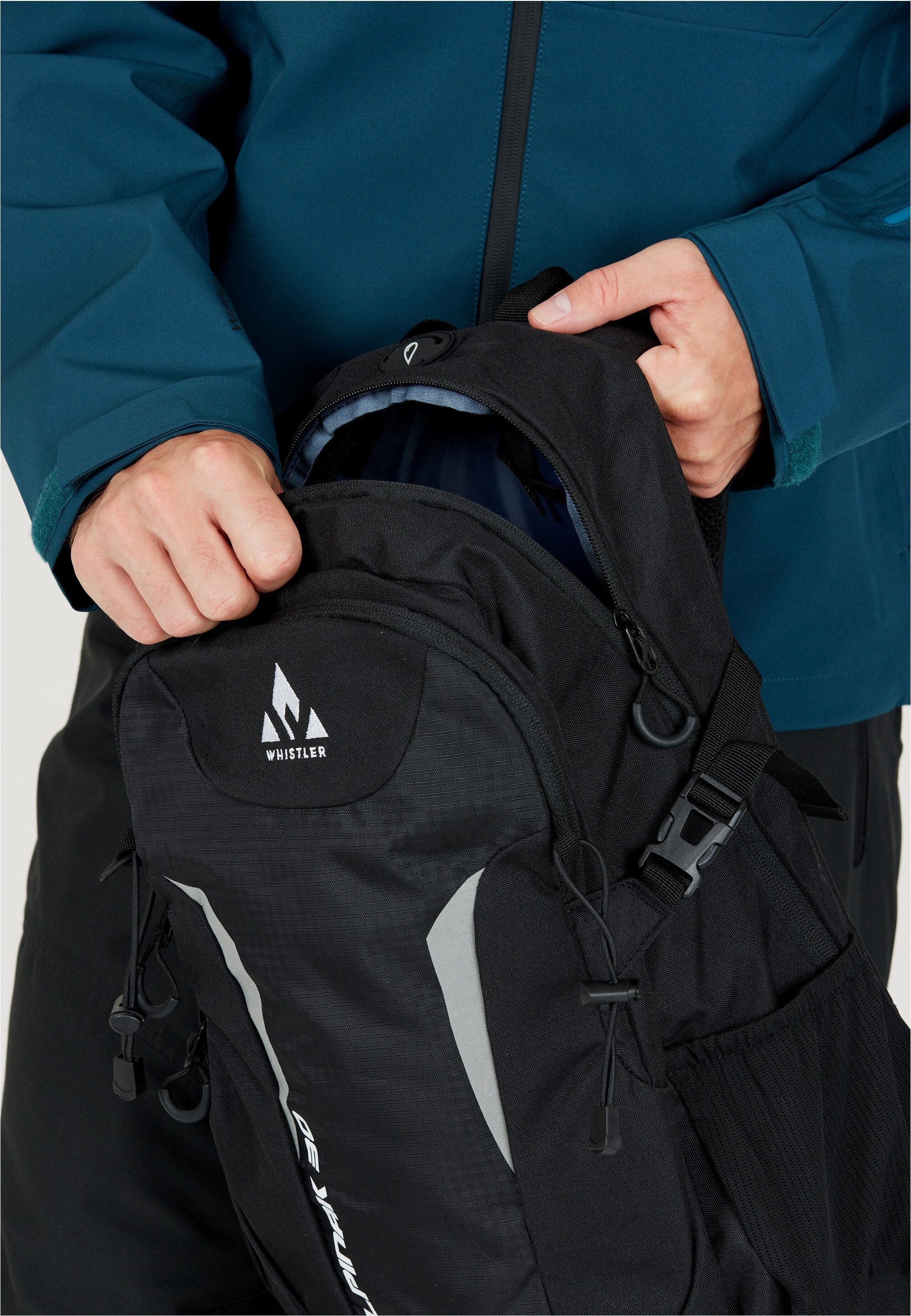 WHISTLER Sportrucksack Alpinak, mit vielseitigen Taschen