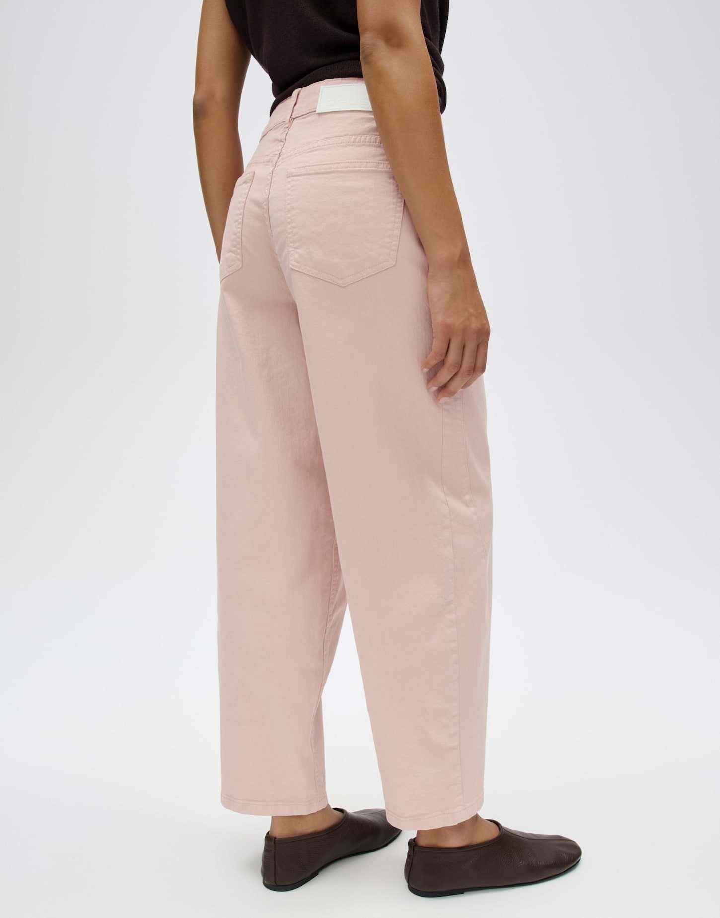 OPUS Relax-fit-Jeans Barrel Jeans aus Baumwollmix Mid Rise Weicher Griff, 5-Pocket-Design, verdeckter Zip-Fly – Bild 3 von 5