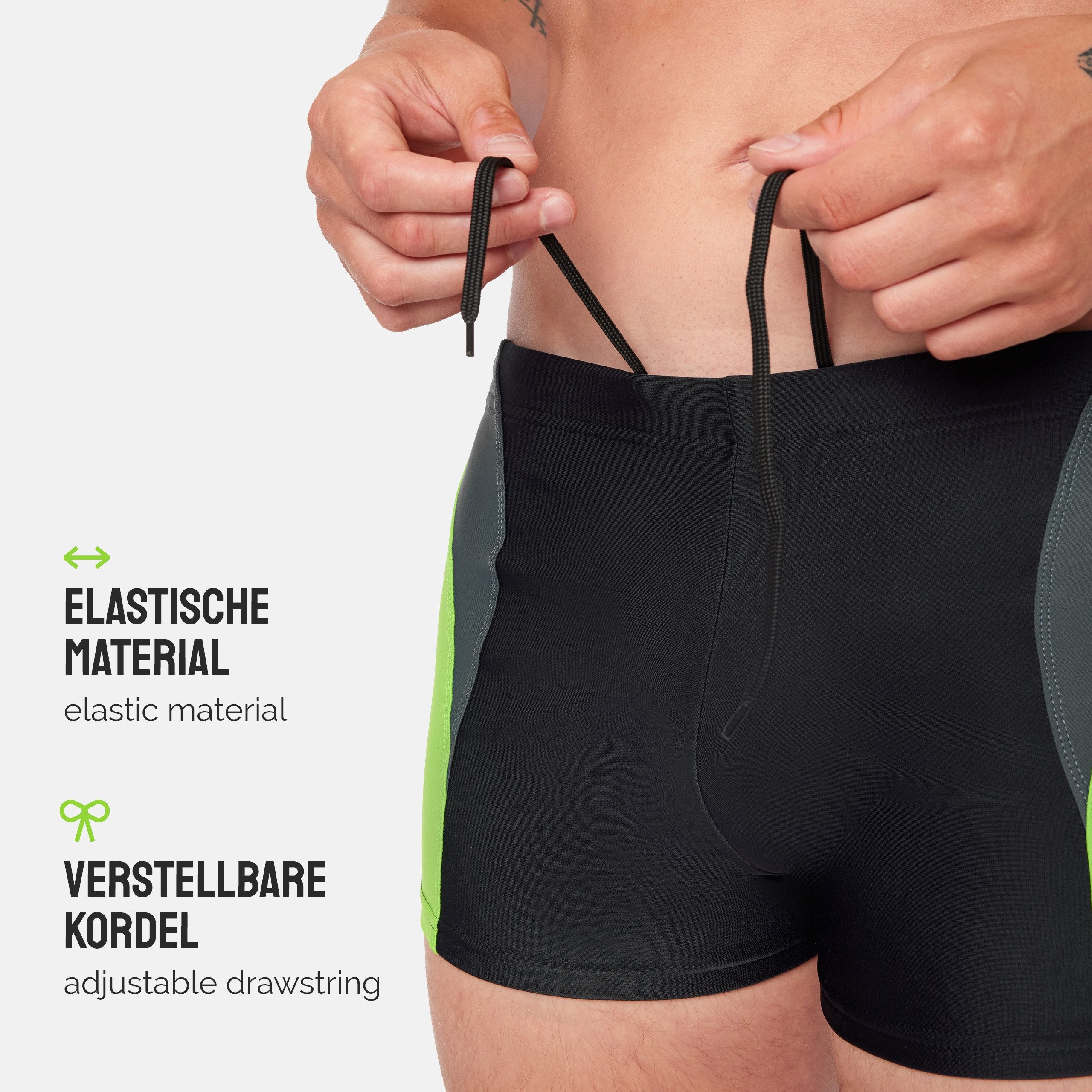 Ladeheid Badeshorts Badehose für Herren Schwimmhose LA40-255