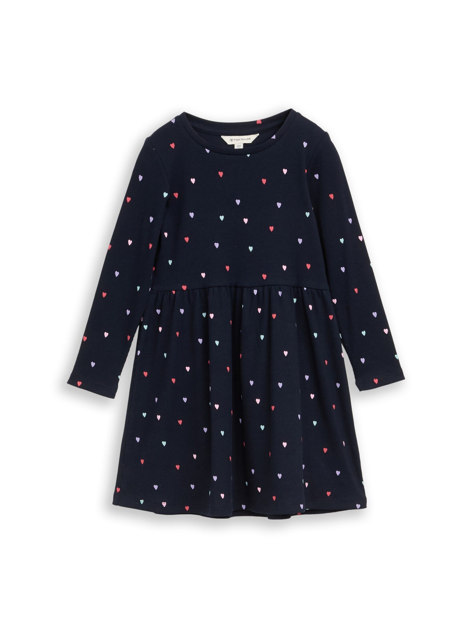 TOM TAILOR Sommerkleid Kleider & Jumpsuits Mini-Kleid mit Herz-Print