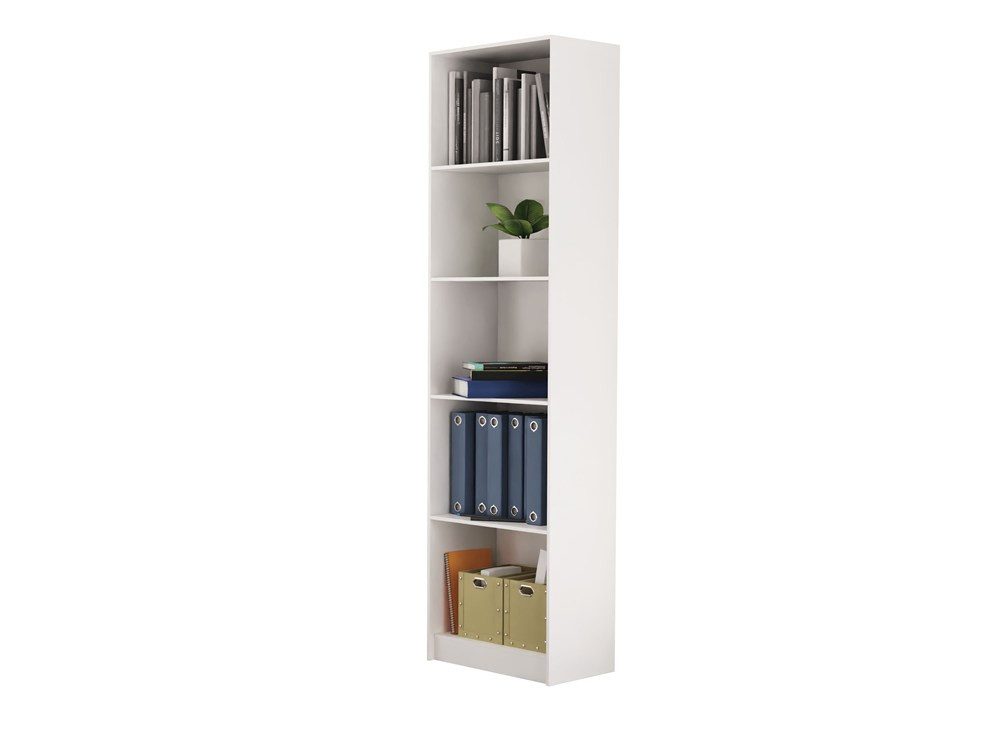 Raumhirsch Furniture Standregal Regal, Standregal, Bücherregal mit 5 Fächern, Maße 50 x 30 x 182 cm, einfache Montage, Viel Stauraum und viele Farbvarianten – Bild 2 von 4