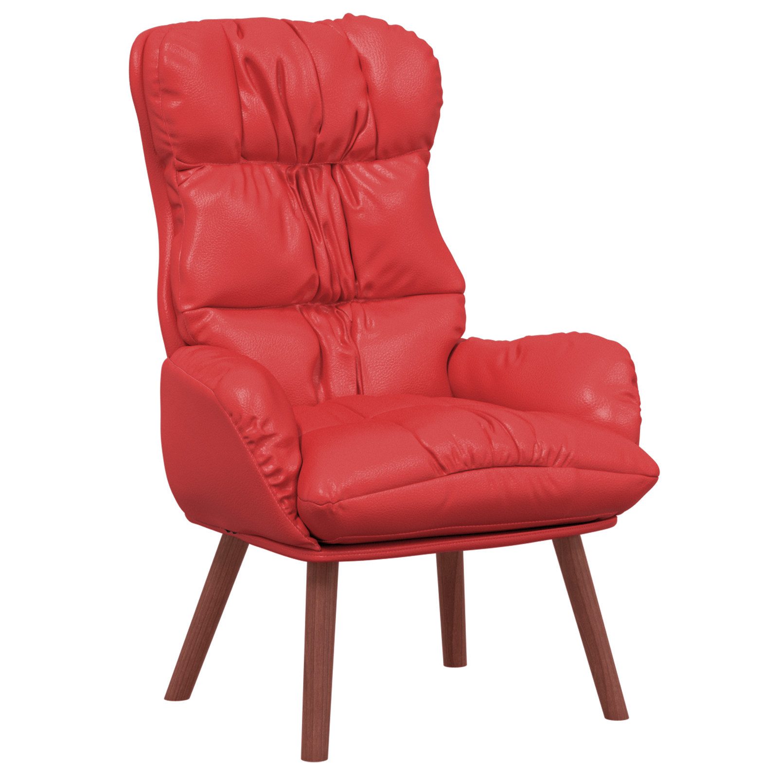 vidaXL Sessel Relaxsessel Rot Kunstleder (1-St) günstig online kaufen