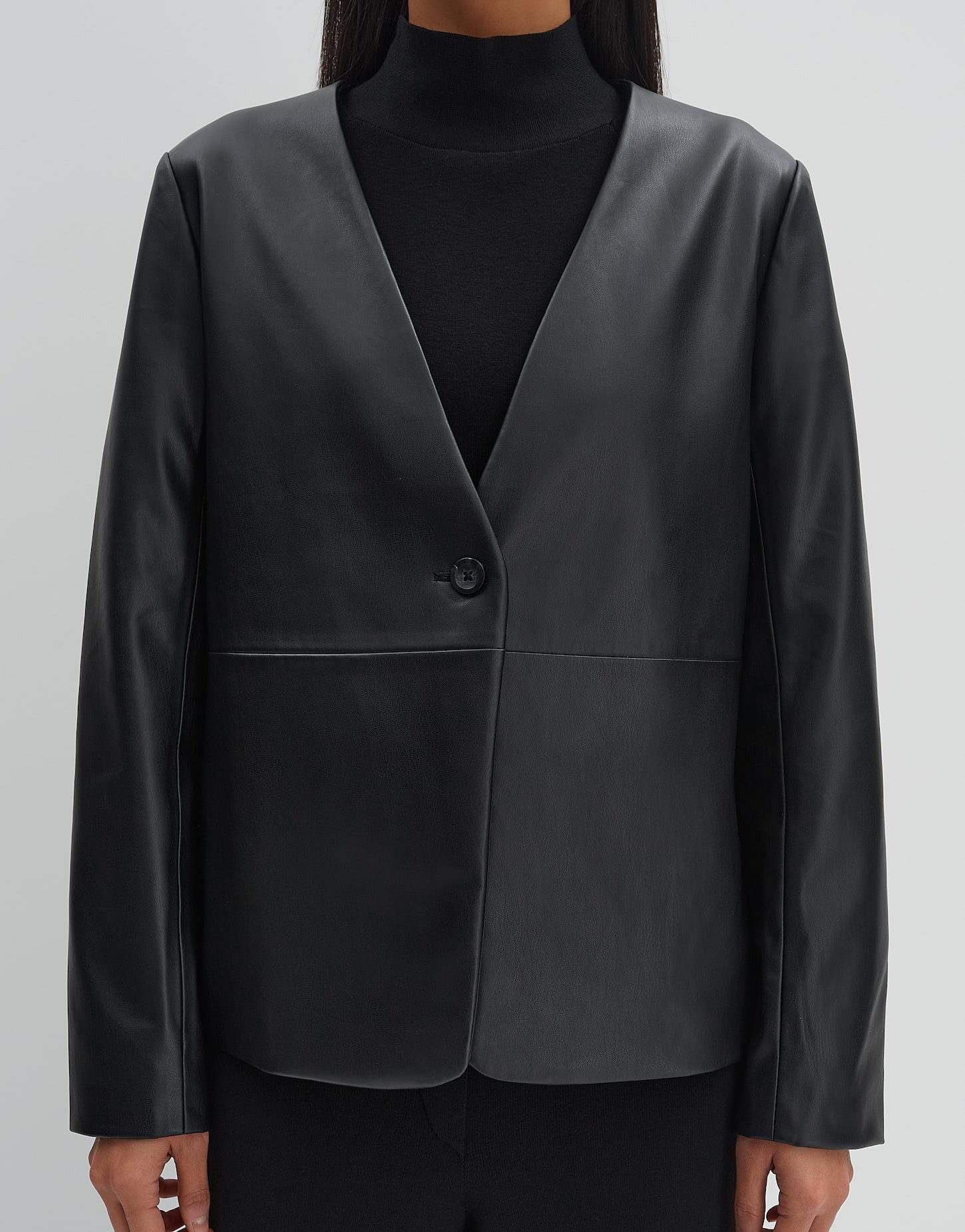 someday Lederblazer Blazer NOEBE aus weichem Kunstleder