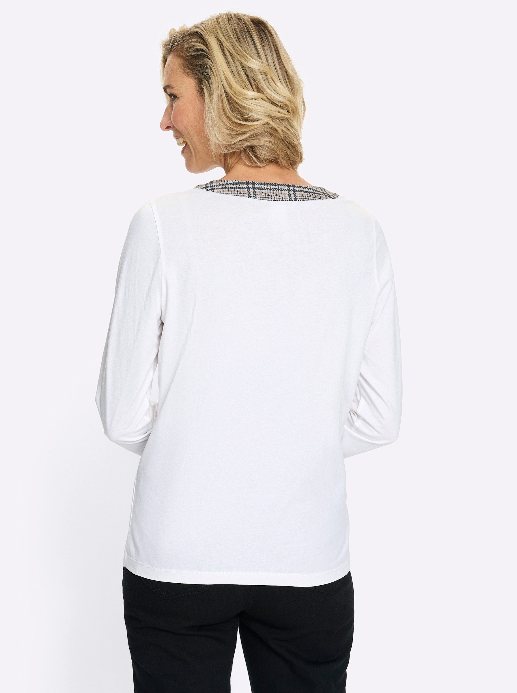 Sieh an! T-Shirt Langarm-Shirt Langarm