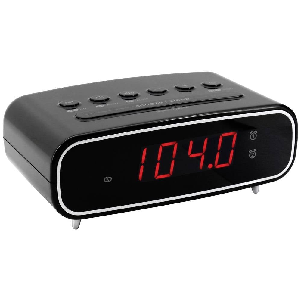 Soundmaster ® UKW-PLL Uhrenradio mit Festsenderspeicher 10760 Radio (Weckfunktion)