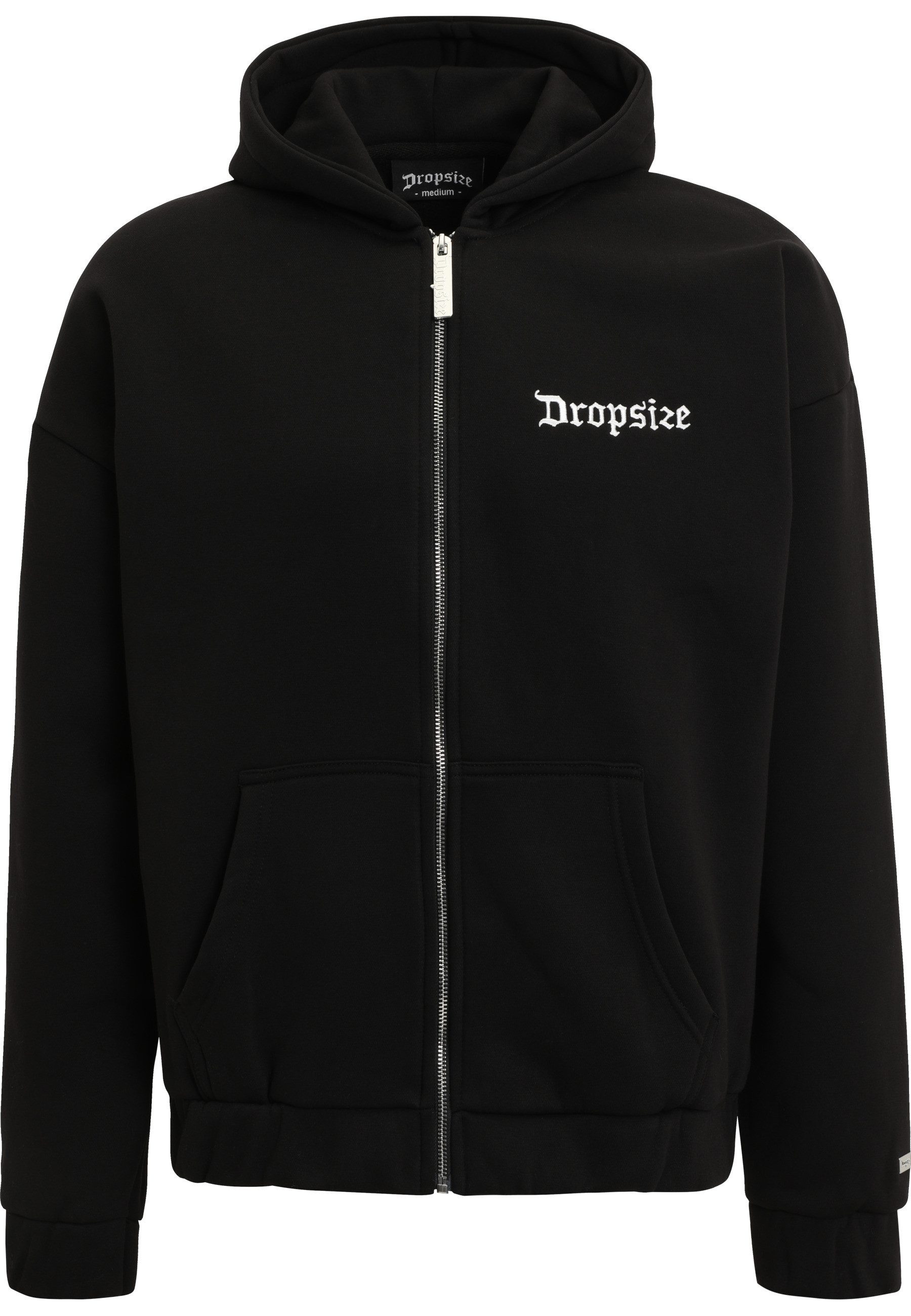 Dropsize Kapuzensweatshirt Dropsize Herren Super Heavy Oversize Blank Zip H günstig online kaufen