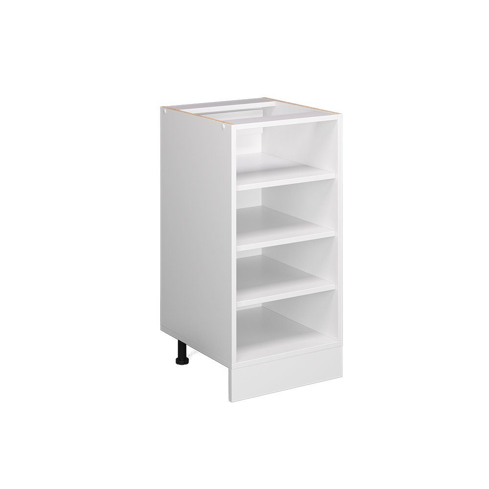 Vicco Küchenregal R-Line Offener Küchenschrank Weiß/Weiß 40 cm ohne Arbeits günstig online kaufen