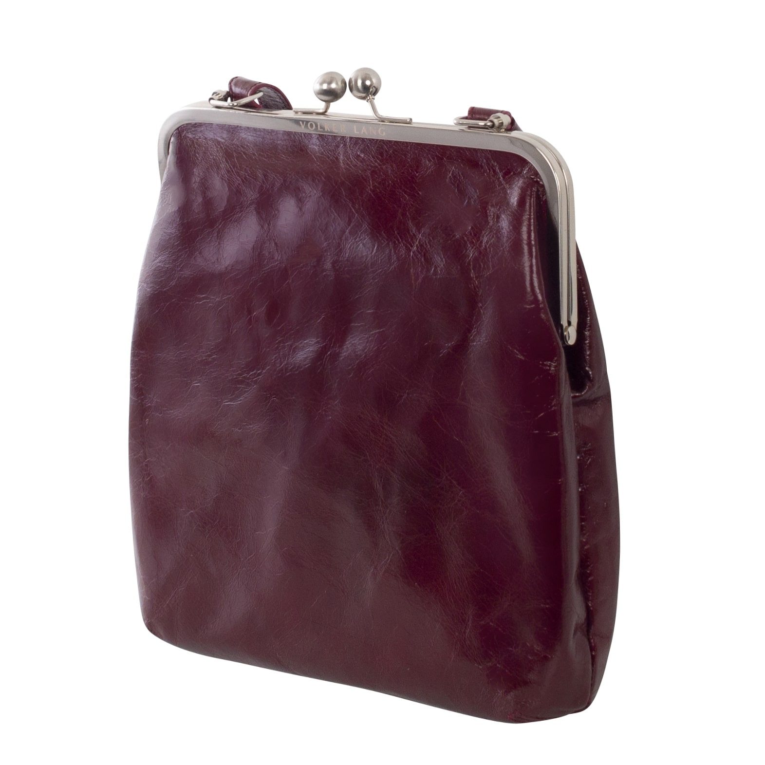 VOLKER LANG Schultertasche MATA  Elegante Damen Bügeltasche aus italienisch günstig online kaufen