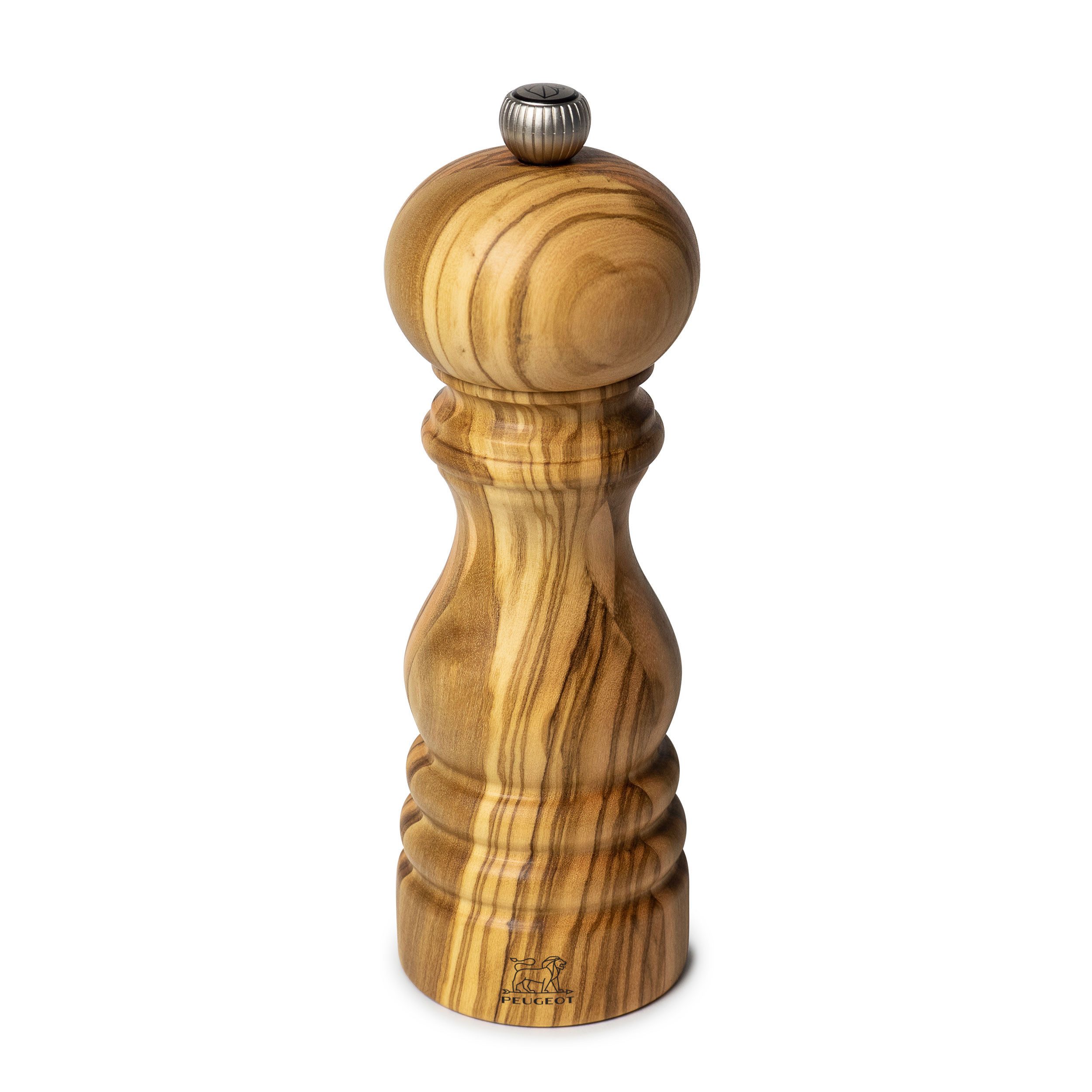 PEUGEOT Pfeffermühle PARIS 18cm Olivenholz Natur Stahlmahlwerk Gewürzm Manuell Manuell