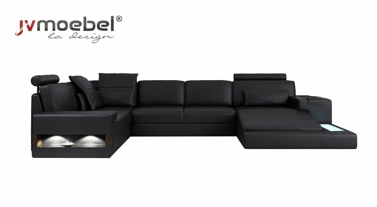 Ecksofa JVmoebel Wohnlandschaft, Textil Polster Made Ecksofa U-Form Europe Neu in Couch Design