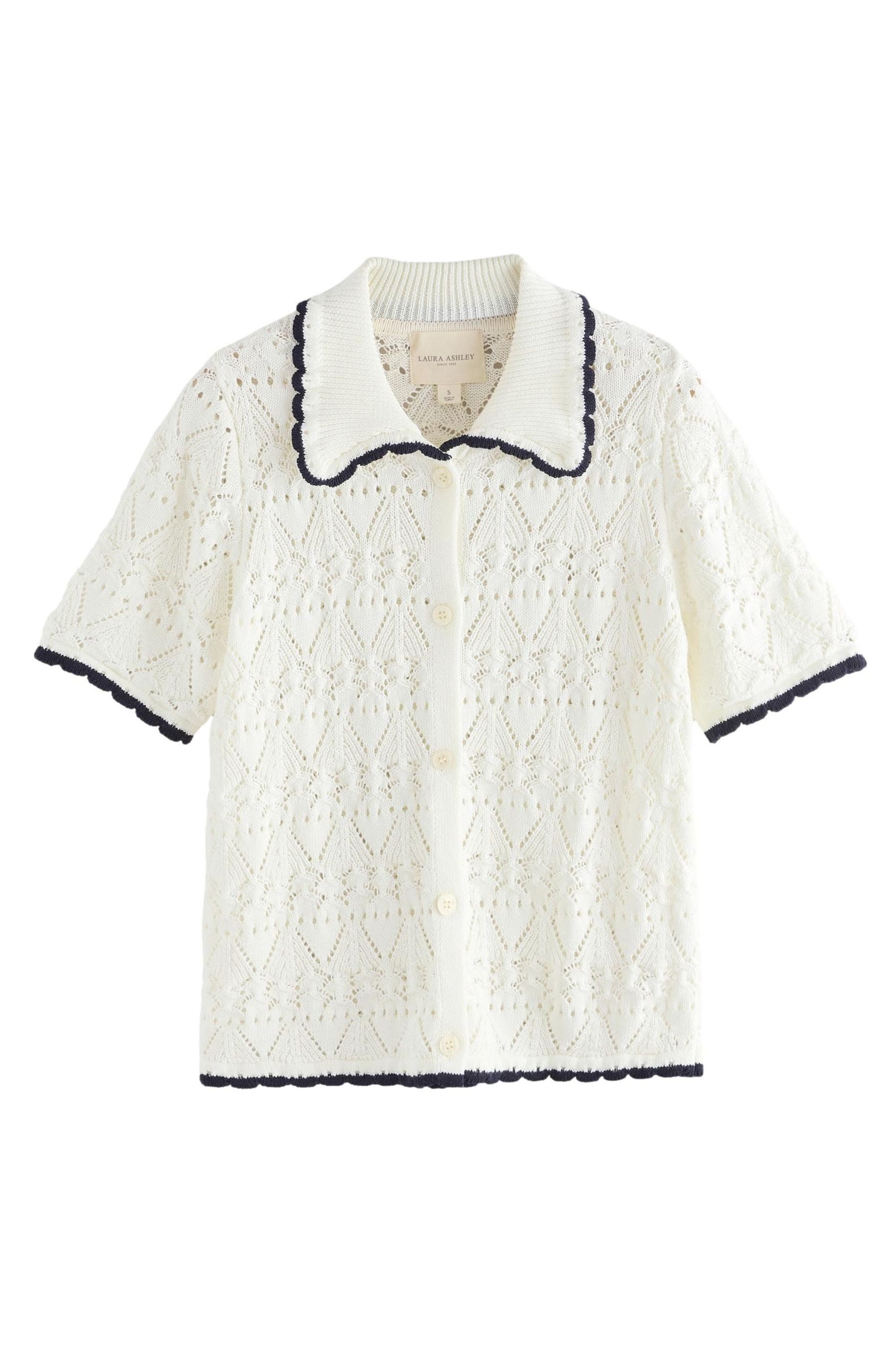 LAURA ASHLEY Poloshirt Laura Ashley Durchgeknöpftes Polo-Shirt (1-tlg)