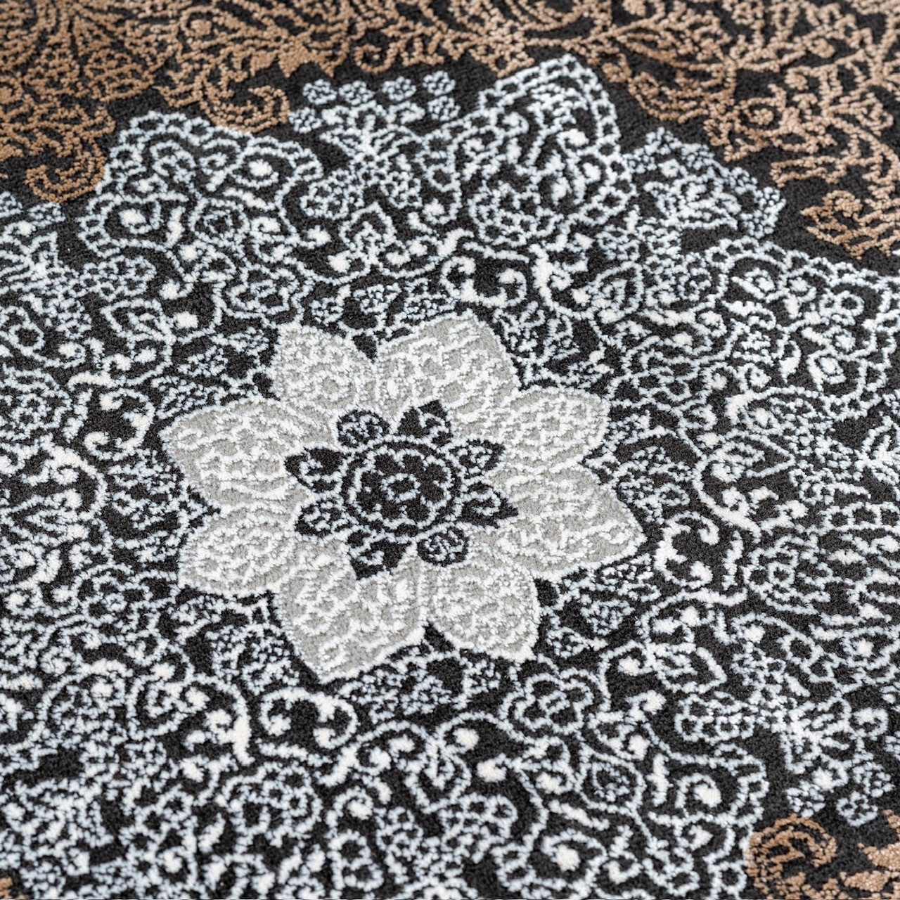 Carpetilla Teppich Designer Teppich Wohnzimmer Schlafzimmer Flur, Klassischer Läufer mit Kunstvollem Ornamenten Wohnzimmer Teppich
