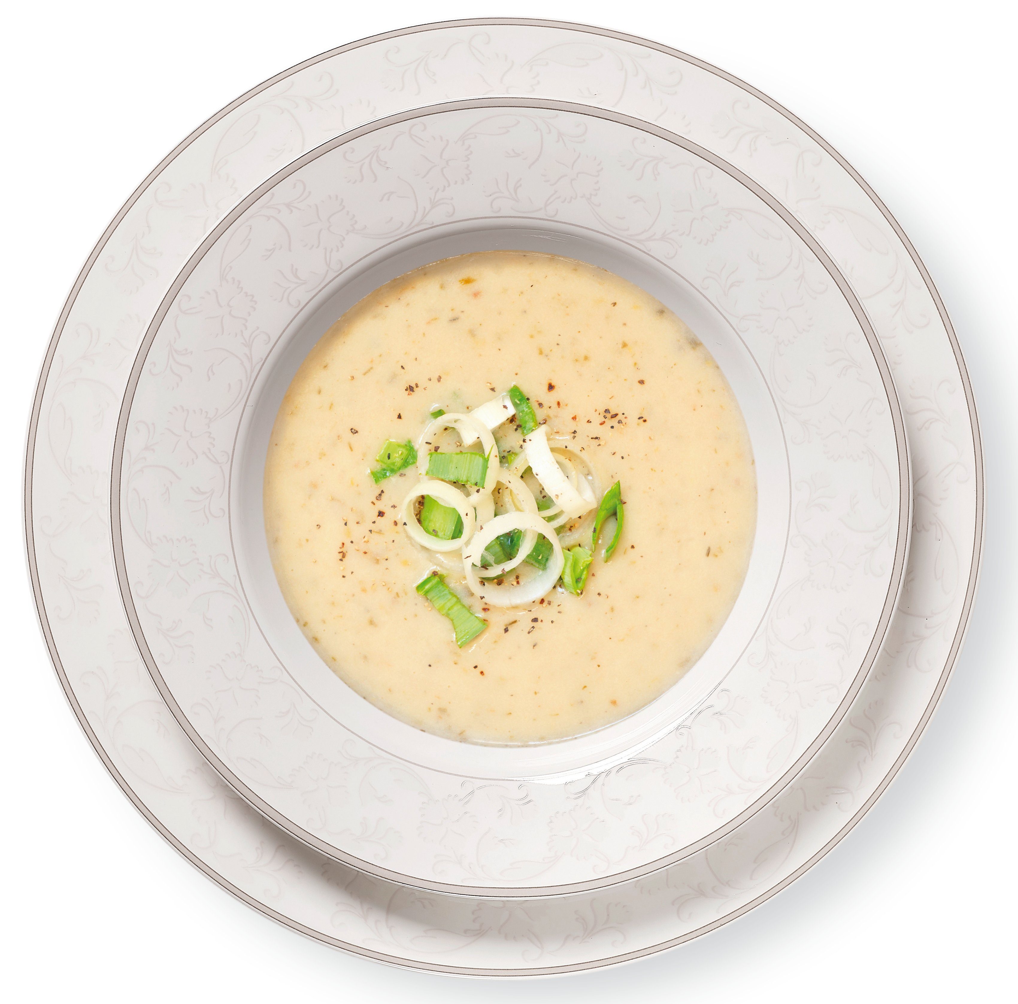 Ritzenhoff & Breker Tafelservice Teller Set, Geschirr-Set ISABELLA (12-tlg), 6 Personen, Porzellan, extravagantes Design, 12 Teile, für 6 Personen