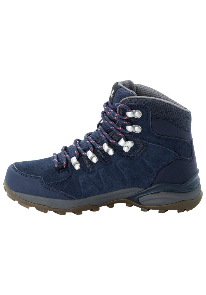 Jack Wolfskin REFUGIO TEXAPORE MID W Wanderschuh wasserdicht, Trekkingschuh