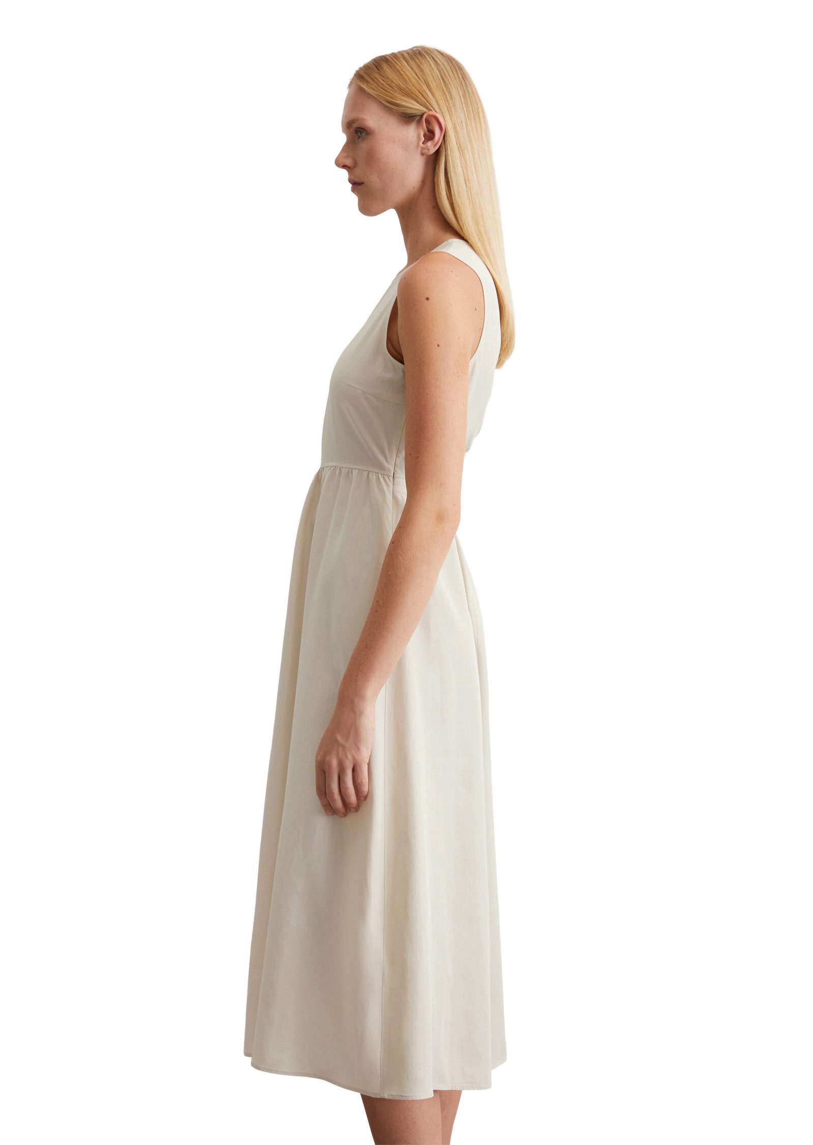 Marc O'Polo Midikleid aus TENCEL™ Lyocell-Leinen-Mix