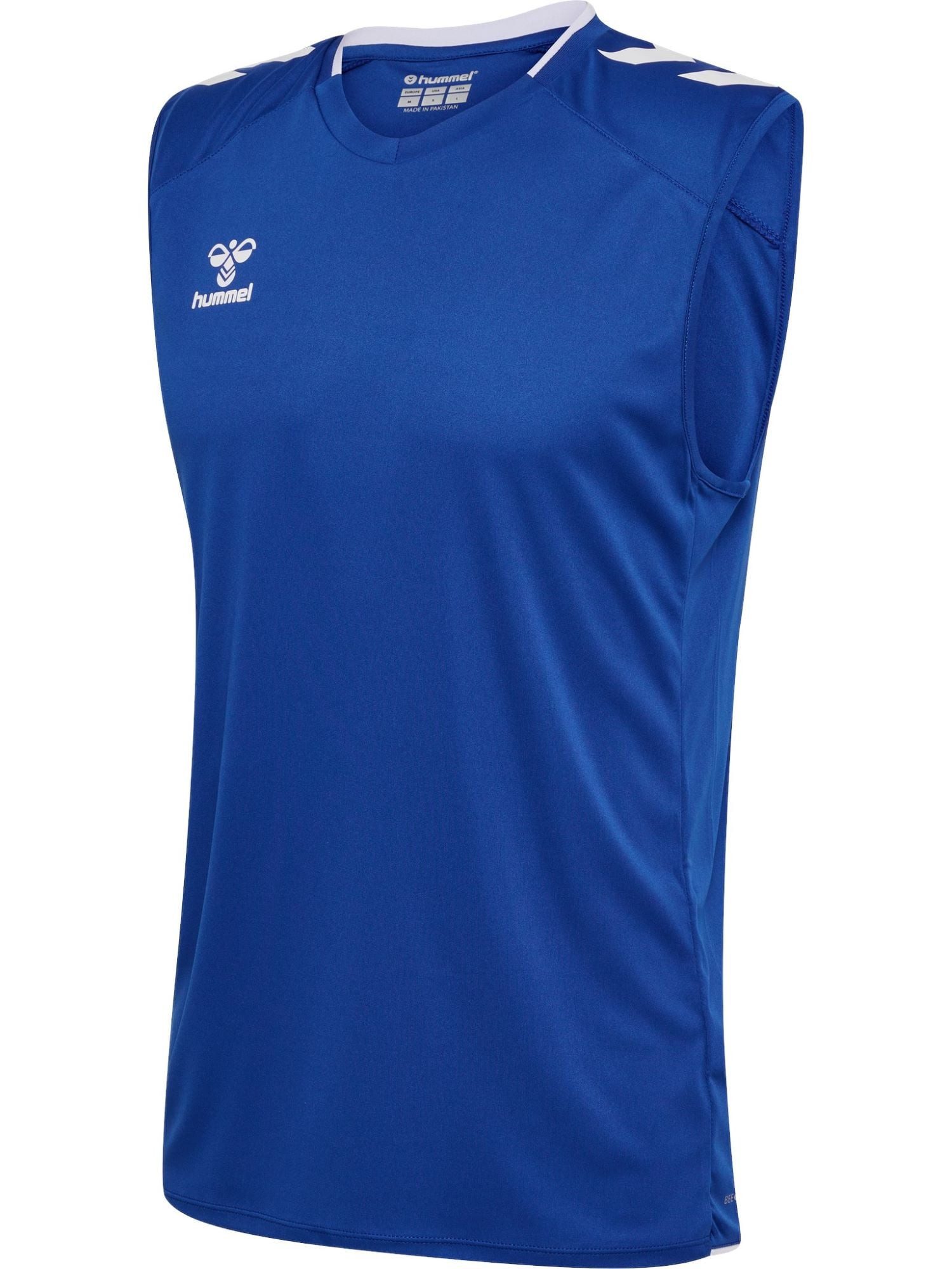 hummel Tanktop Sport-Tank hmlCORE 2.0 Jersey (100% rec. Polyester) blau/weiss Herren – Bild 2 von 5