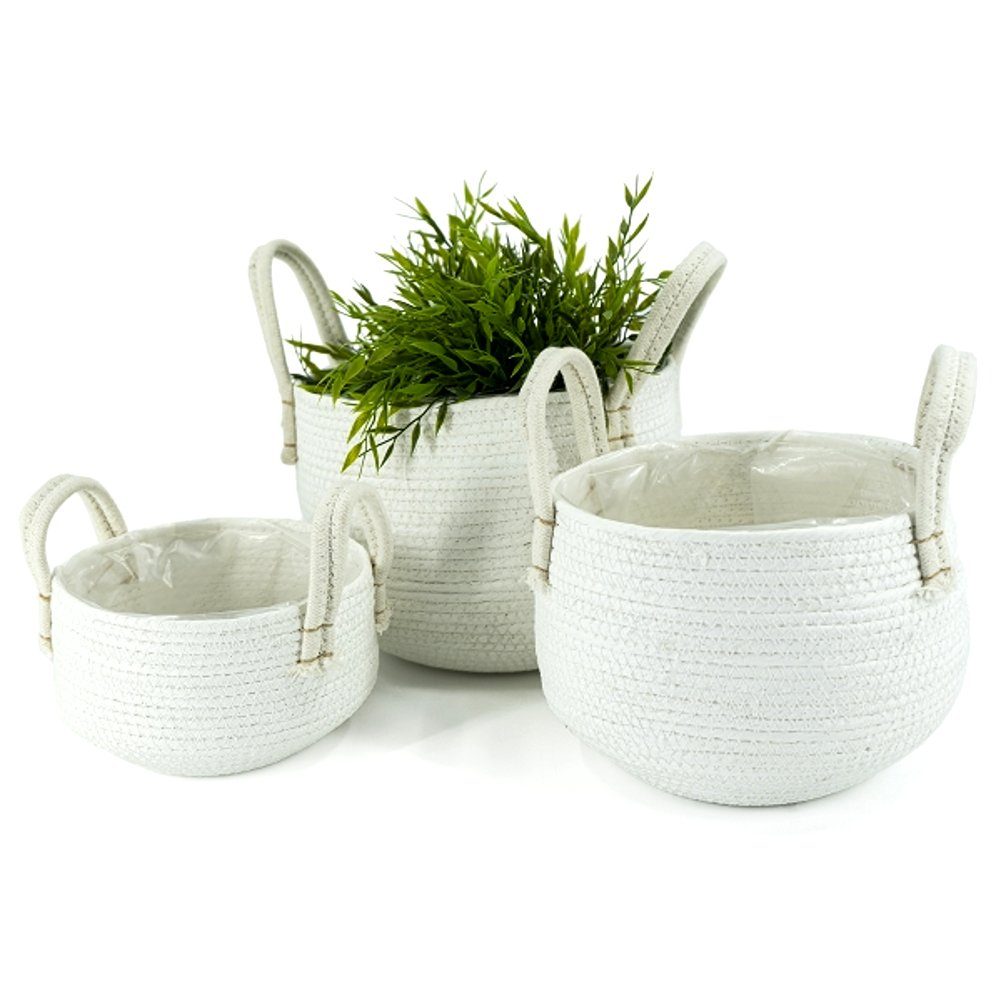 Macosa Home Pflanzkübel Pflanzkorb 3er Set günstig online kaufen