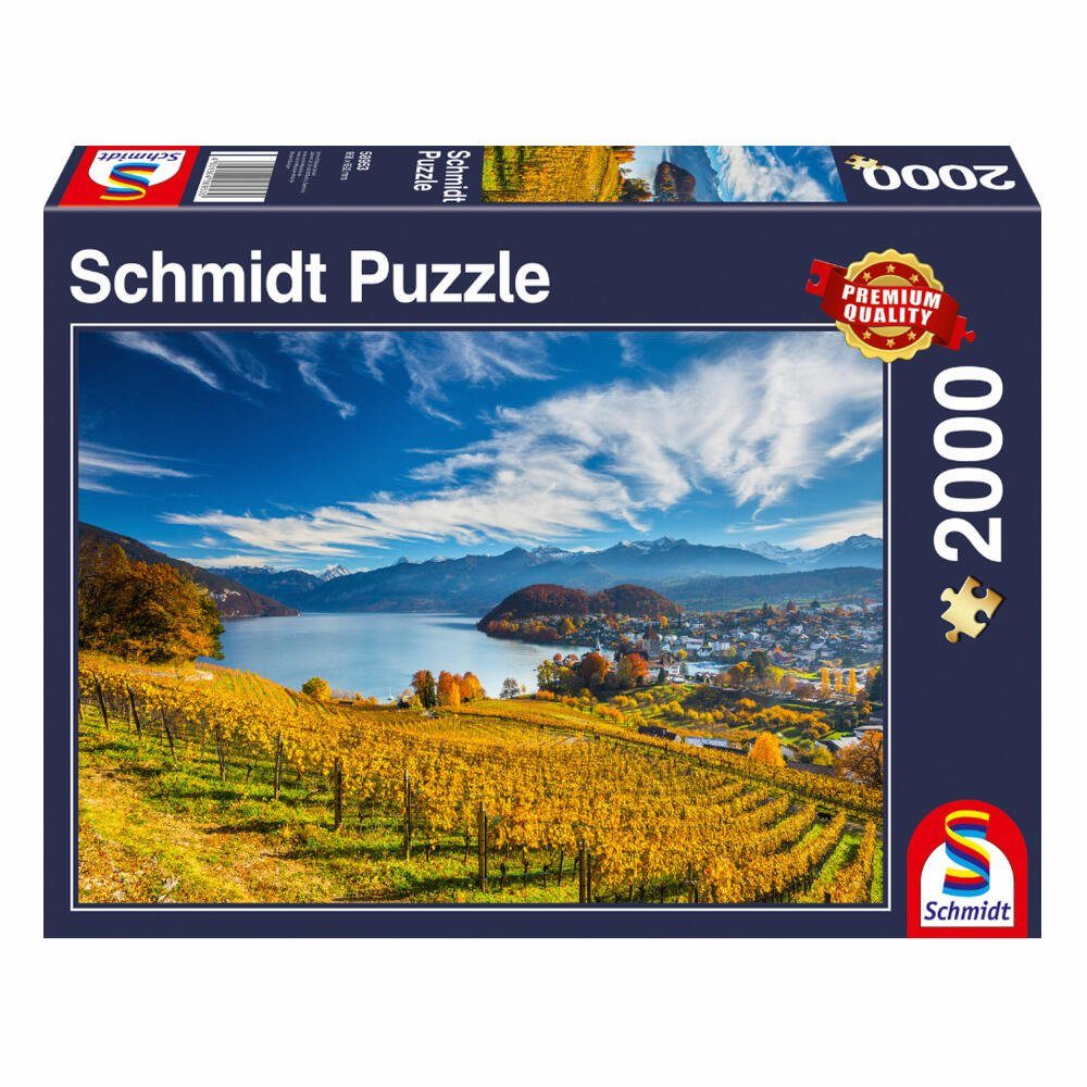 Schmidt Spiele Puzzle Weinberge, 2000 Puzzleteile