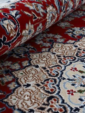 Orientteppich »Orientteppich Nain«, Woven Arts, rechteckig, Höhe 15 mm, handgeknüpft, Wohnzimmer, reine Wolle