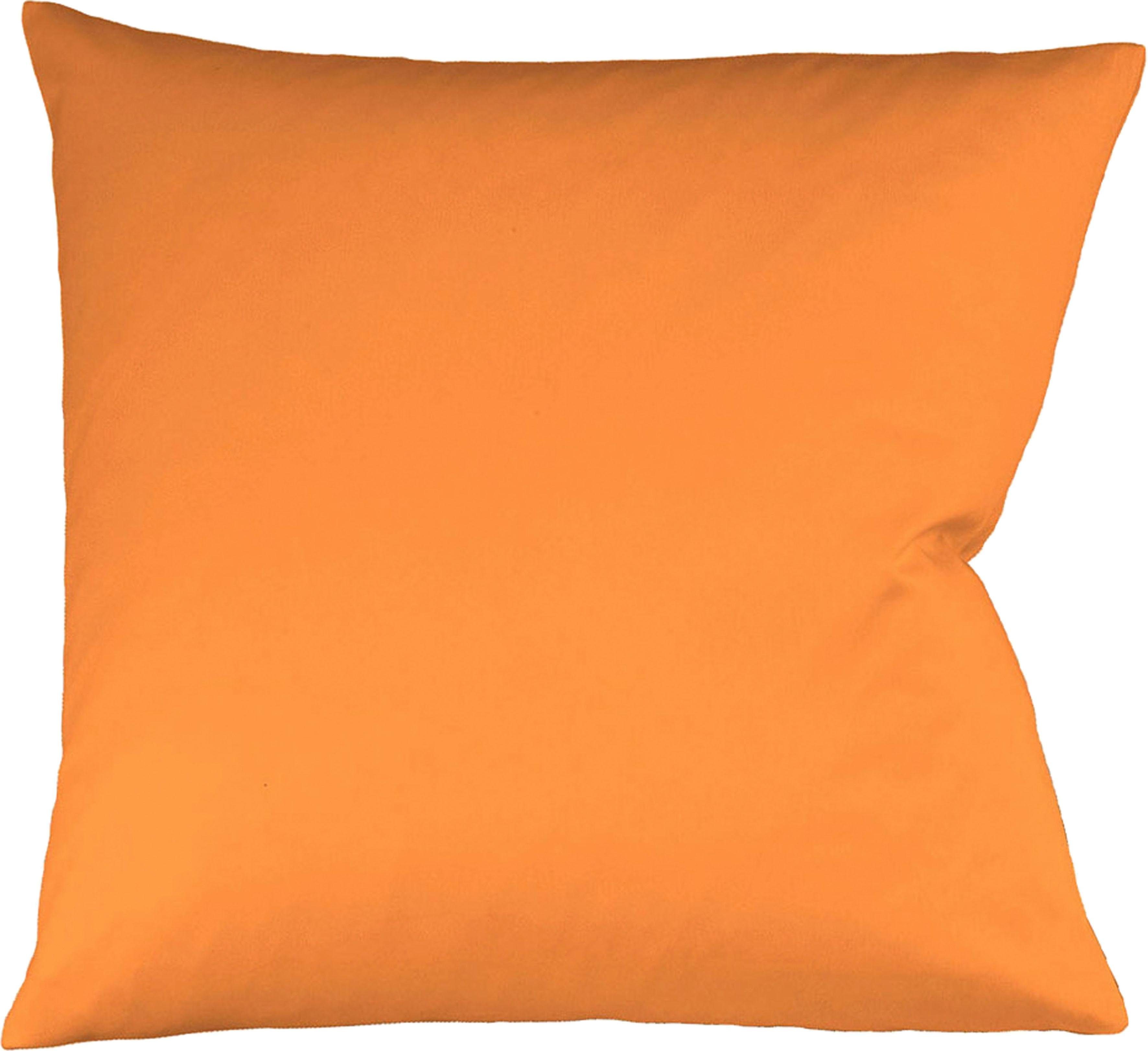 fleuresse Kissenbezüge Colours, (2 Stück), edler, bügelfreier Interlock-Jersey aus 100% Baumwolle
