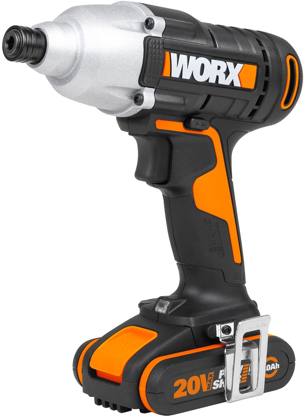Worx Akku-Schlagschrauber WX291, 2600 U/min, 170 Nm, mit LED-Licht, inkl. Akku & Ladegerät