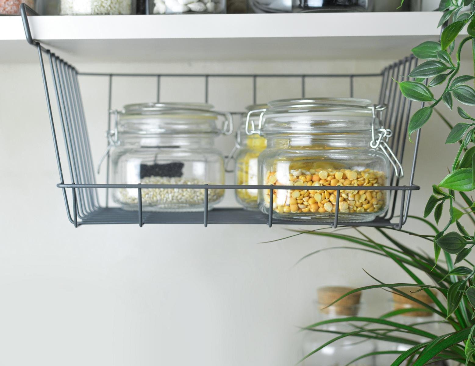 Sendez Hängekorb aus Metall Schrankkorb Einhängekorb Regalkorb Aufbewahrung günstig online kaufen