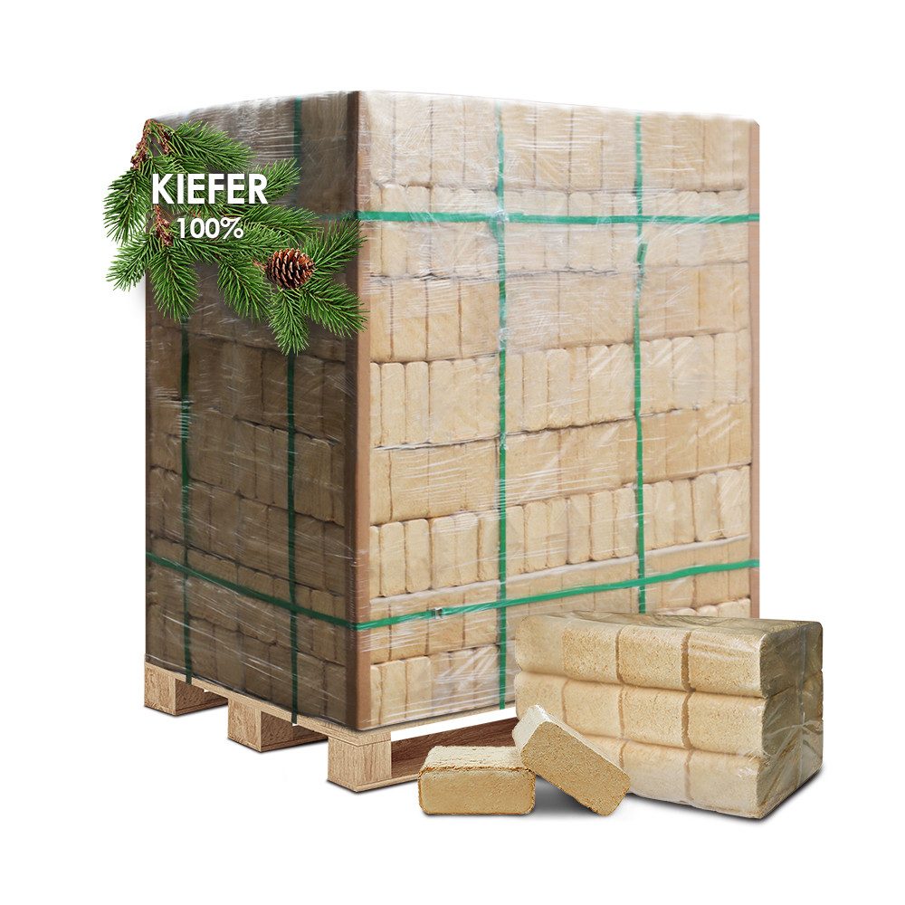 JSM-Brennholz Holzbriketts Holzbriketts aus Kiefernholz (100% Kiefer), 960 günstig online kaufen